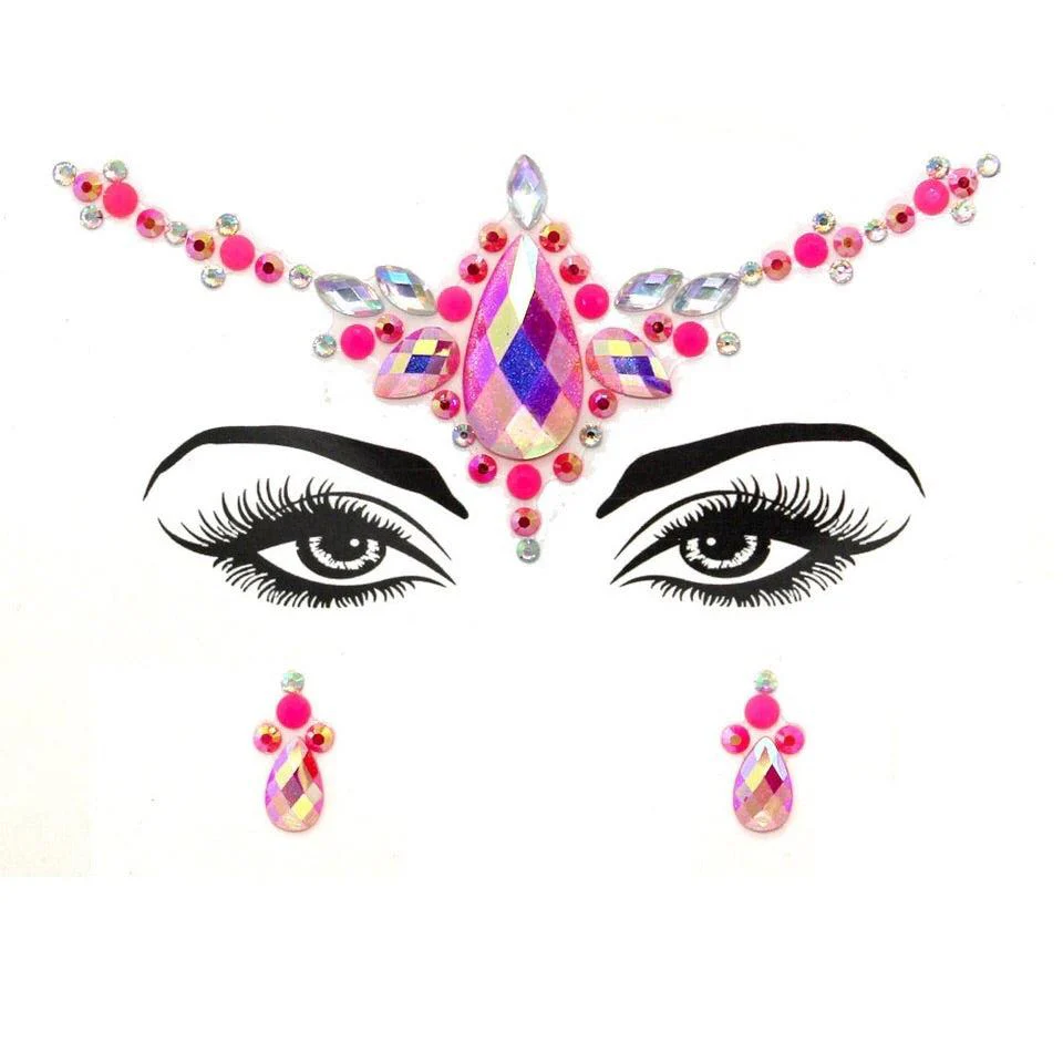 ⚡️ Electric Color Punch Face Jewels  💎 10 Designs - Image 8