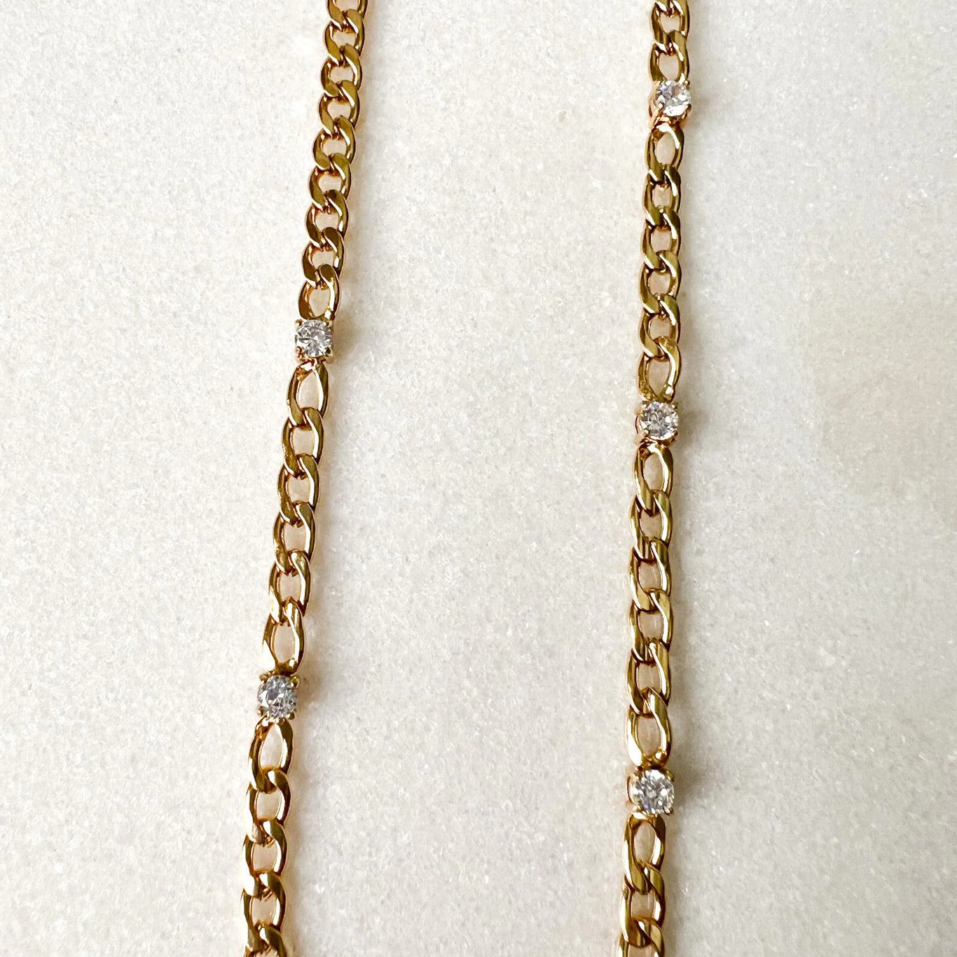 Elle Sparkle Studded Chain Necklace - LAST CHANCE! - Image 13