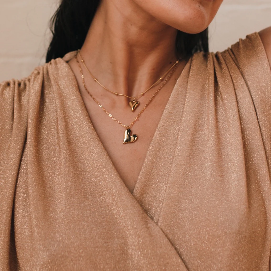 Hammered Heart Necklace - LAST CHANCE! - Image 2