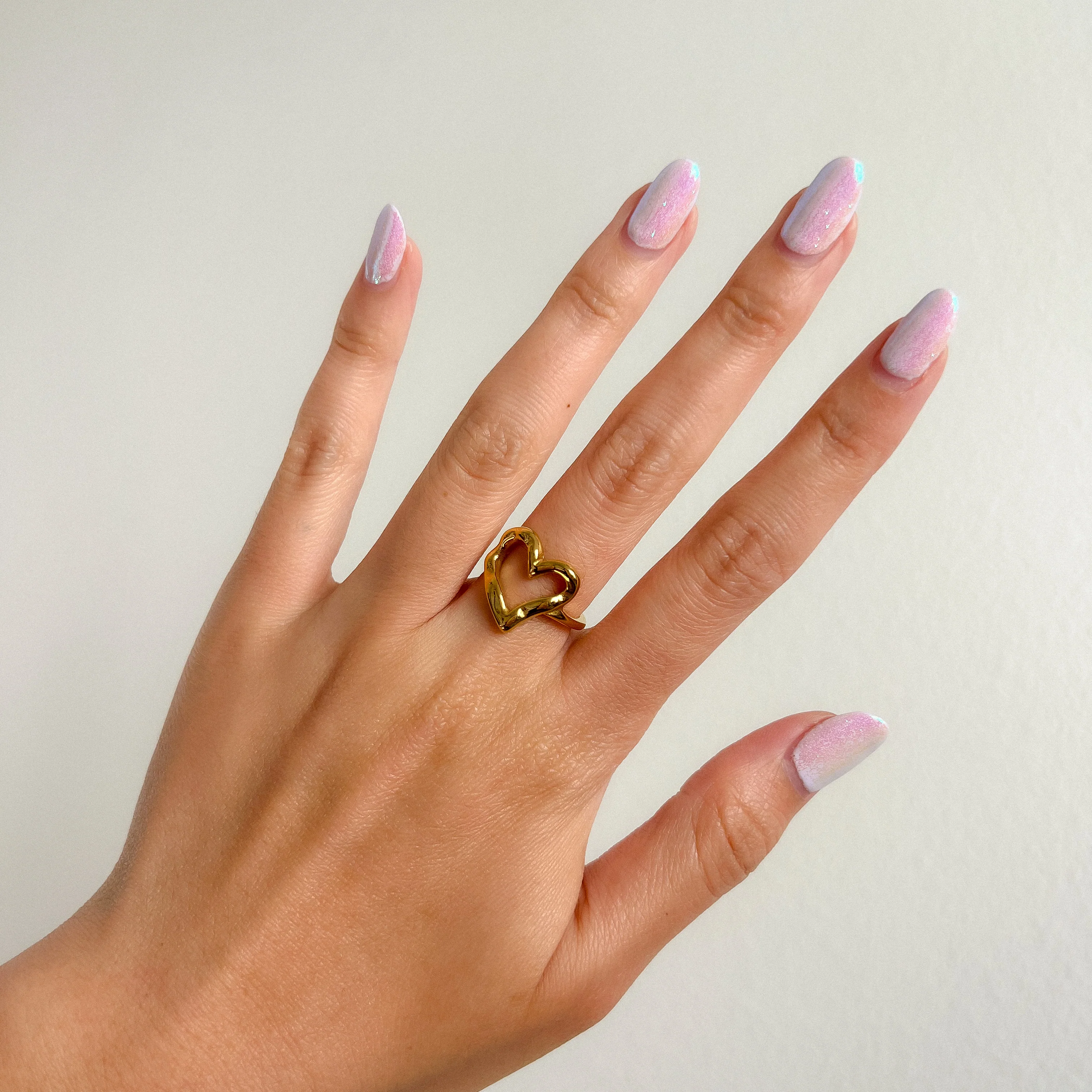 Hammered Heart Ring =- LAST CHANCE! - Image 2