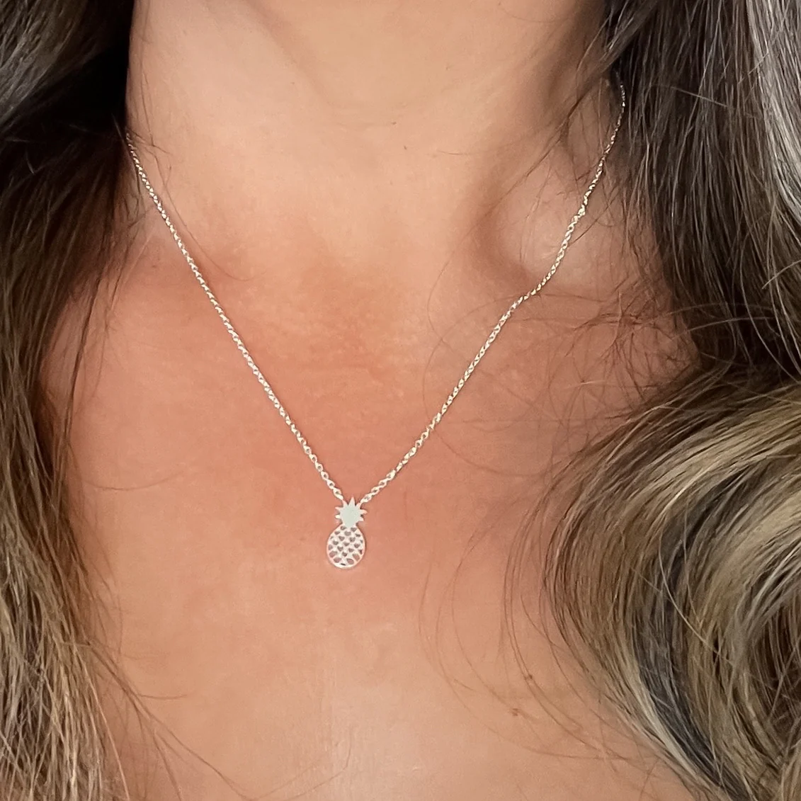 Hawaiian Pineapple Necklace - LAST CHANCE / FINAL SALE - Image 4