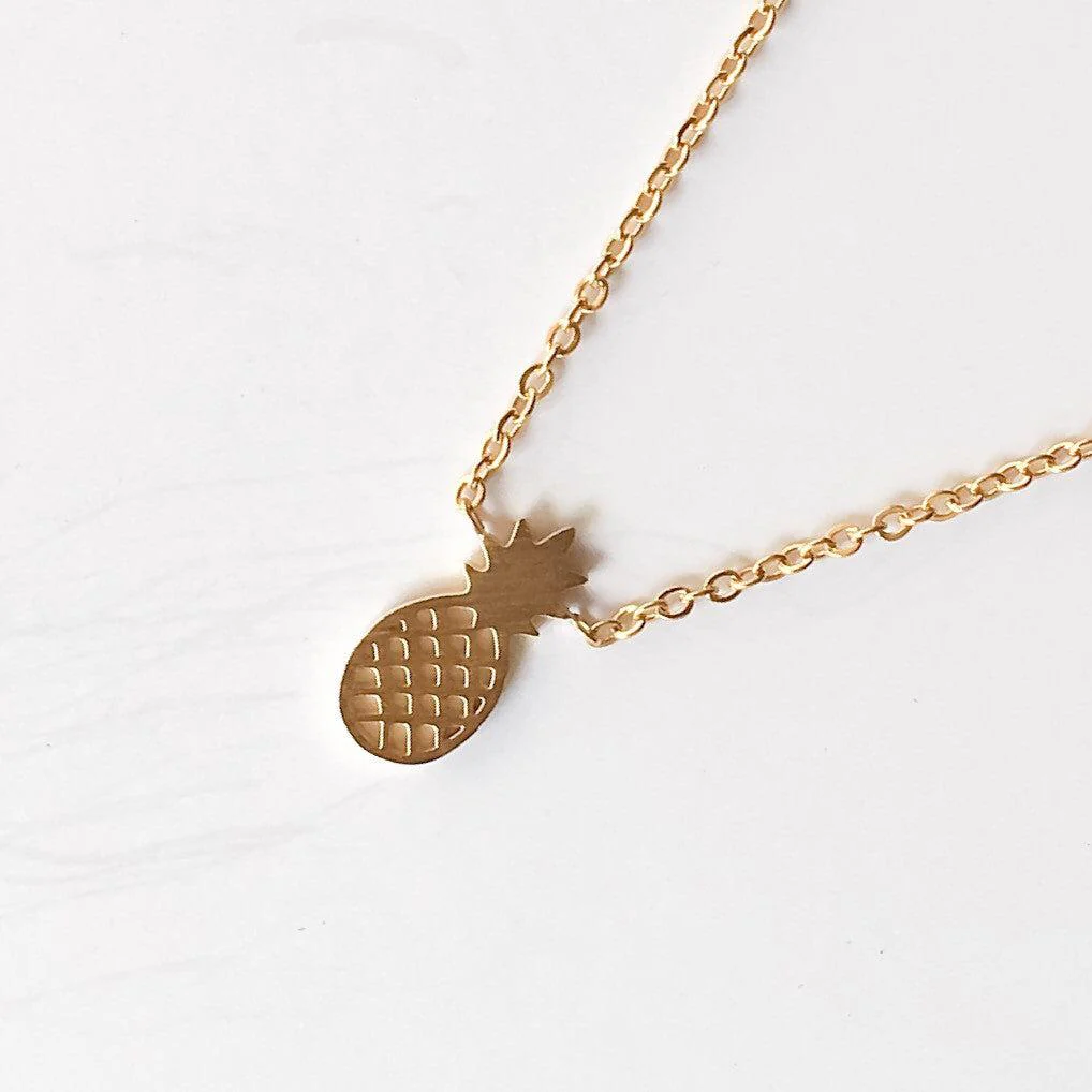 Hawaiian Pineapple Necklace - LAST CHANCE / FINAL SALE - Image 5