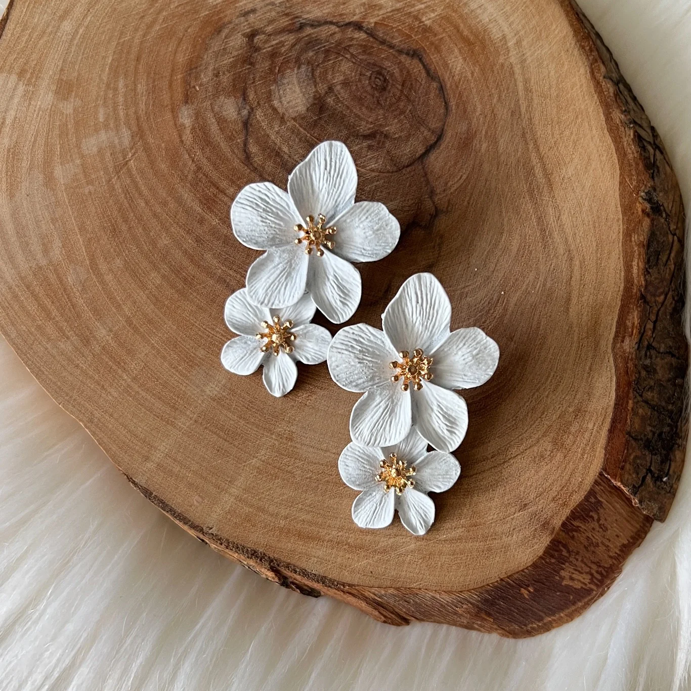 Hibiscus Flower Drop Earrings - LAST CHANCE! - Image 12