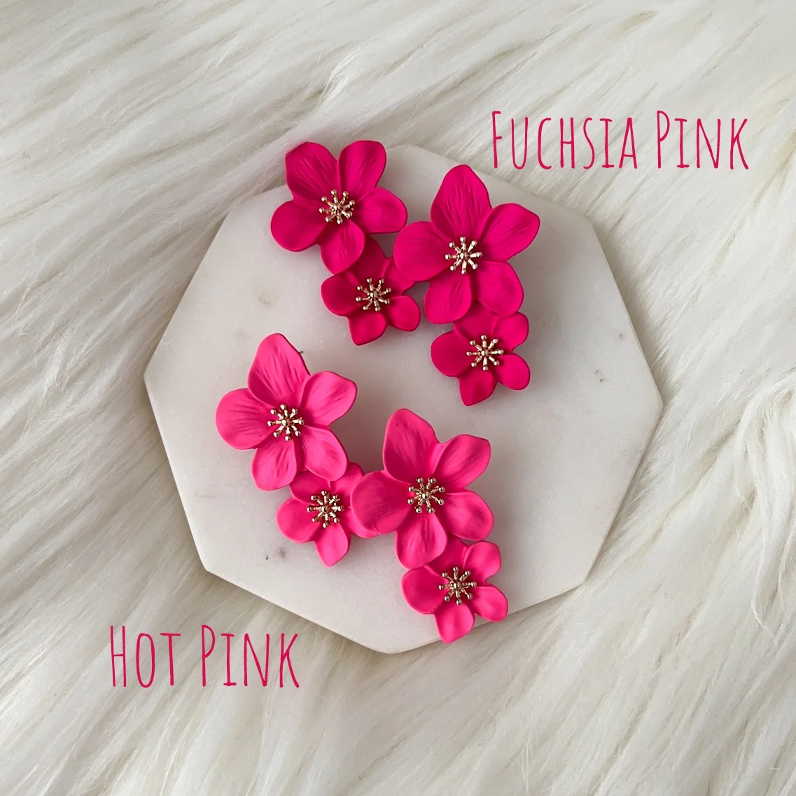Hibiscus Flower Drop Earrings - LAST CHANCE! - Image 20