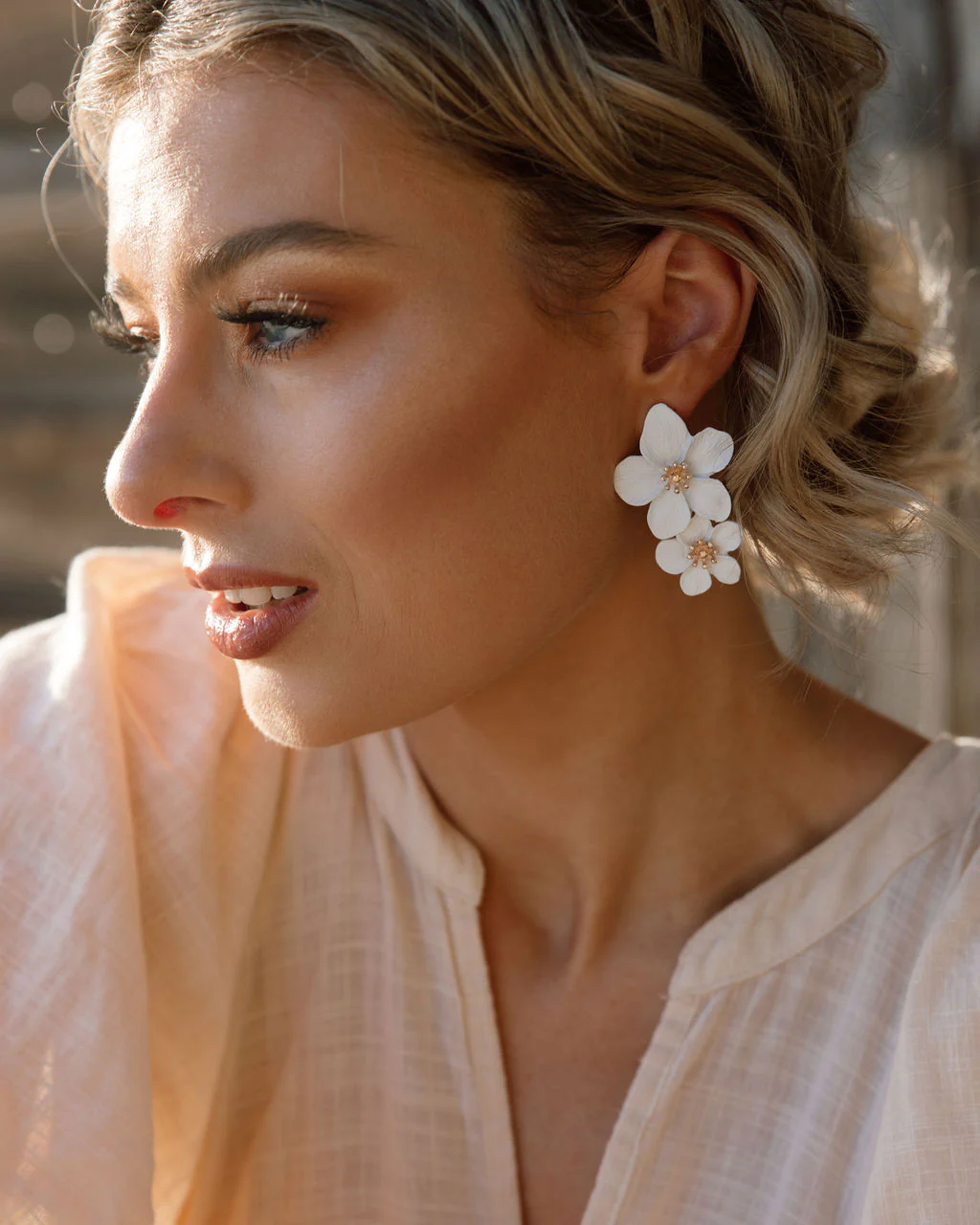 Hibiscus Flower Drop Earrings - LAST CHANCE! - Image 9