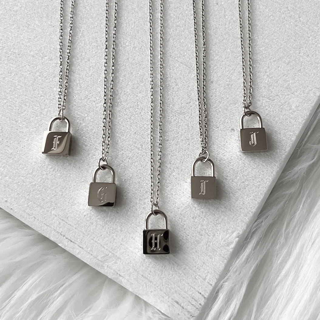 Initial Padlock Necklace - LAST CHANCE! - Image 20
