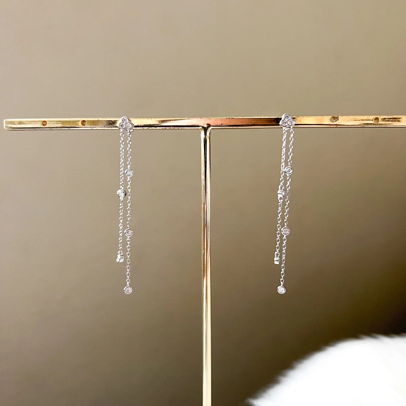 Jolie Bezel Drop Earrings - LAST CHANCE! - Image 18