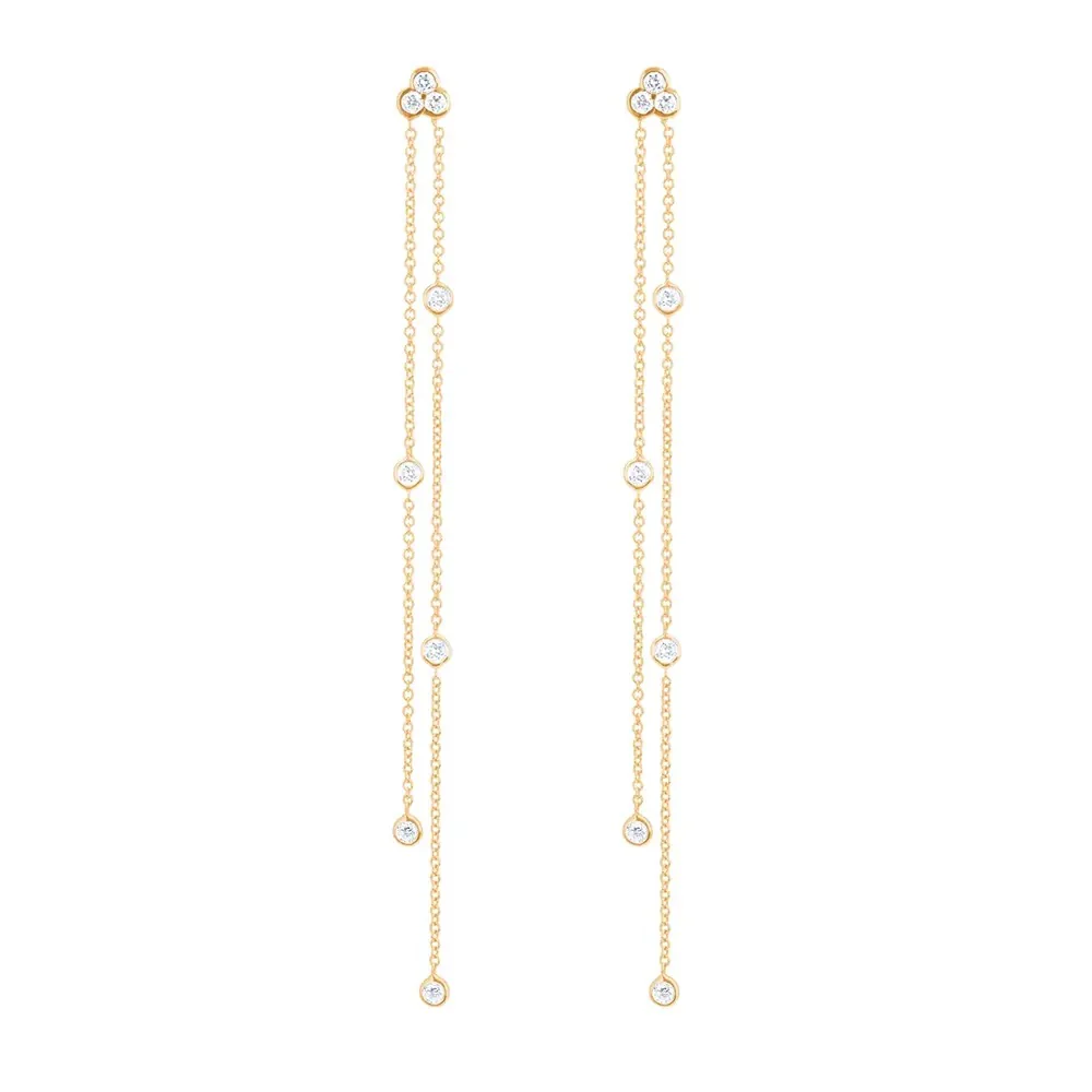 Jolie Bezel Drop Earrings - LAST CHANCE! - Image 25