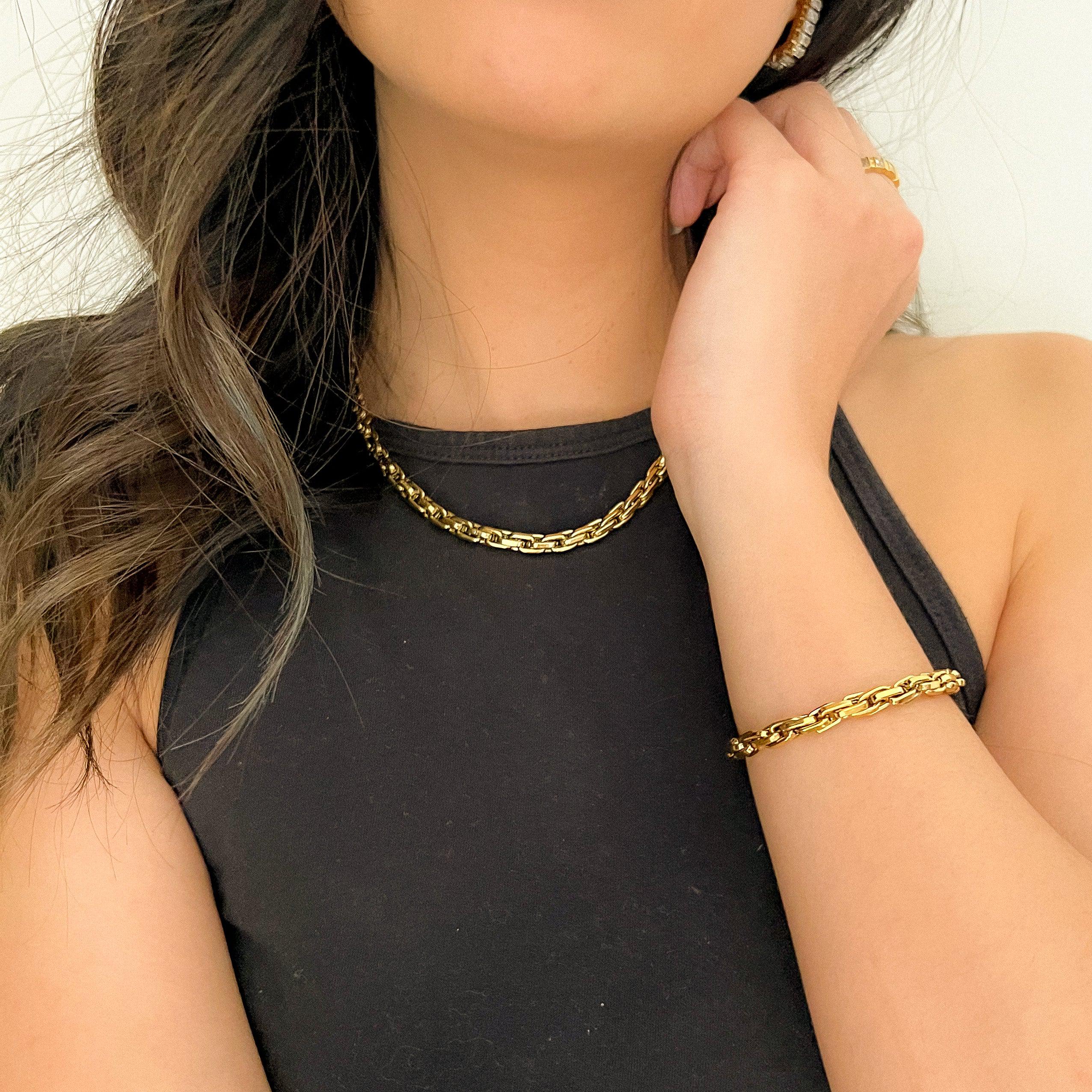 Kassia Block Chain Bracelet - Image 34