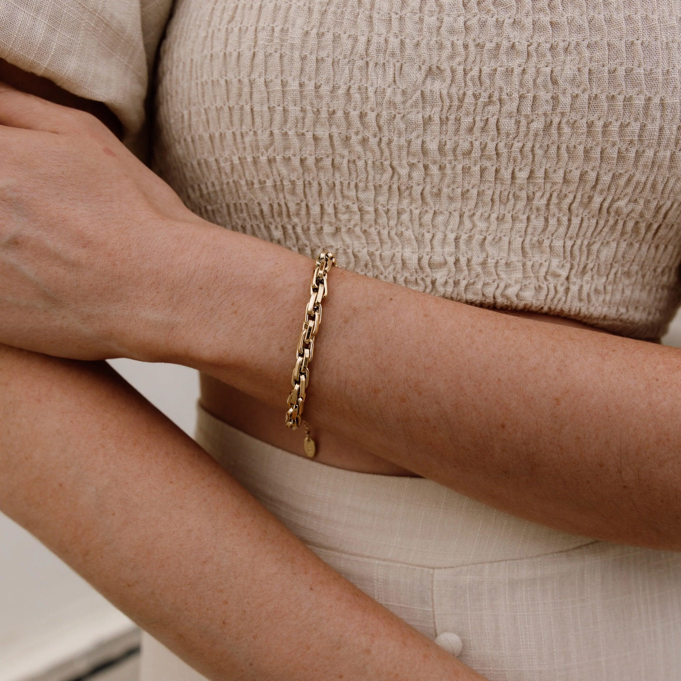 Kassia Block Chain Bracelet - Image 4