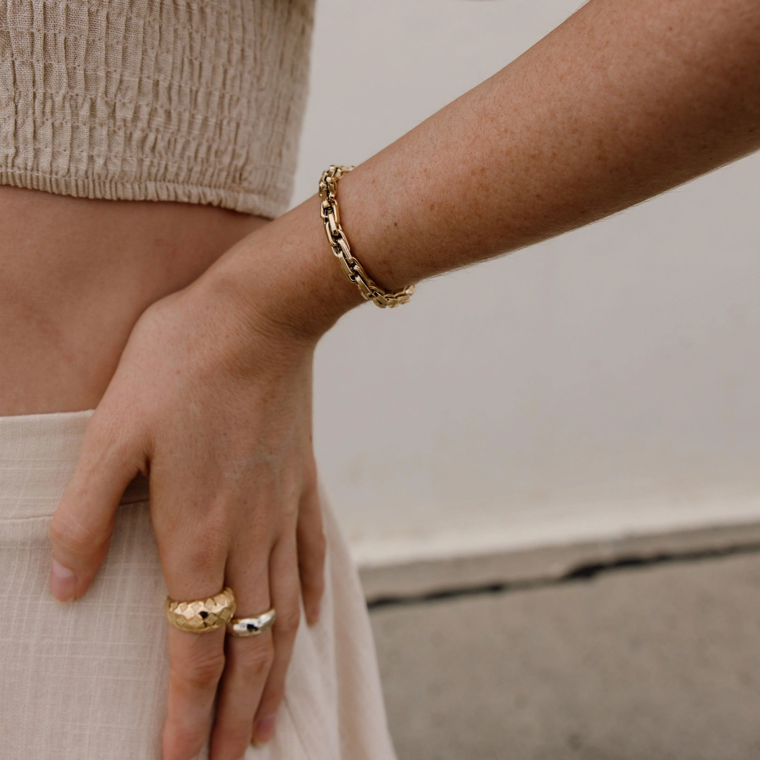 Kassia Block Chain Bracelet - Image 5