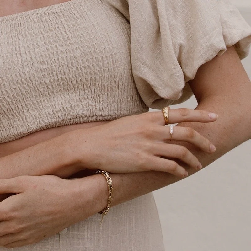 Kassia Block Chain Bracelet - Image 9