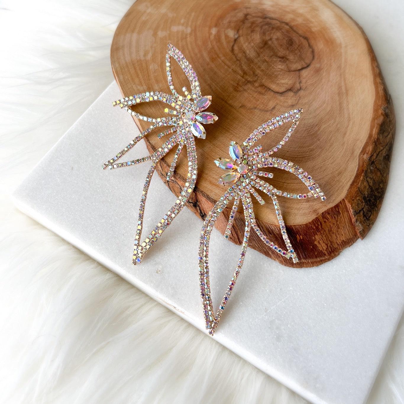 Lorelei Floral Statement Earrings - 5 COLORS! - Image 5