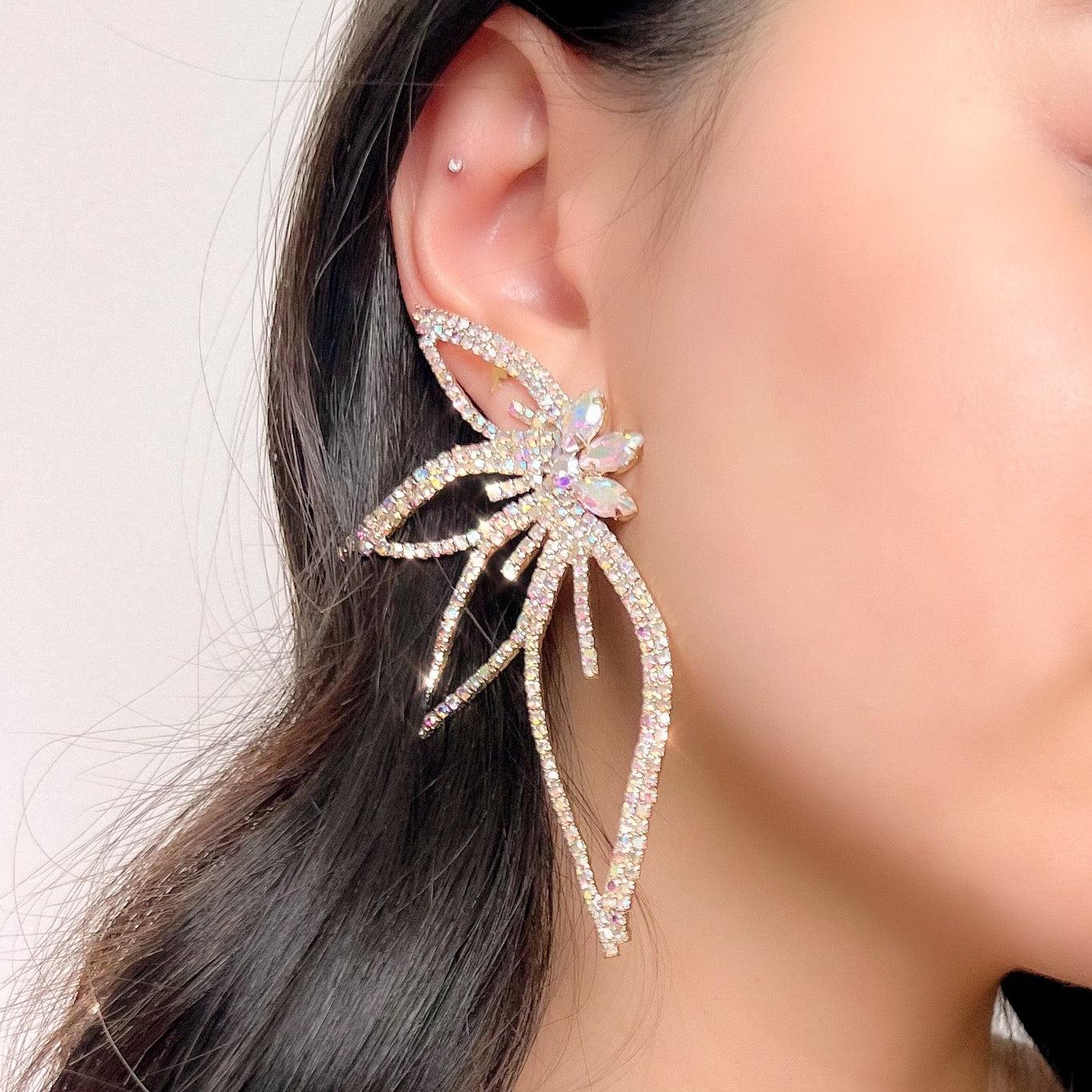 Lorelei Floral Statement Earrings - 5 COLORS! - Image 7