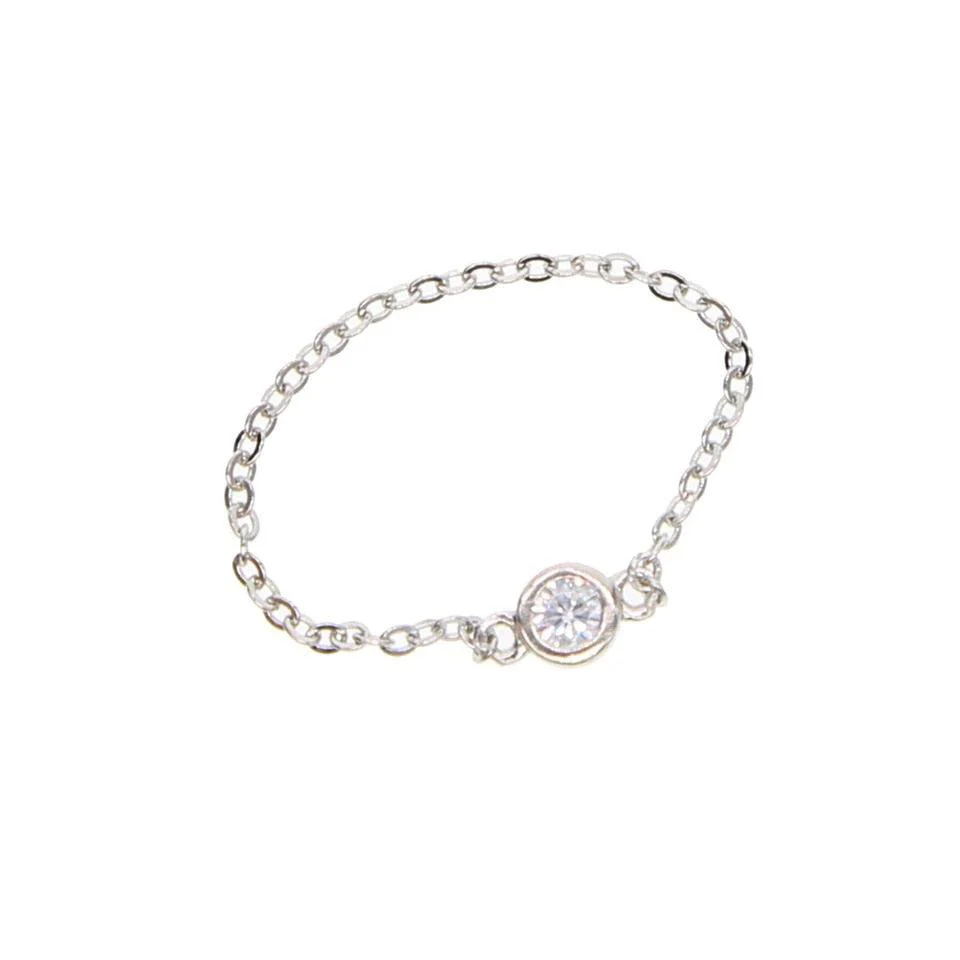 Lyra Solitare Sterling 925 Silver Ring - Image 5