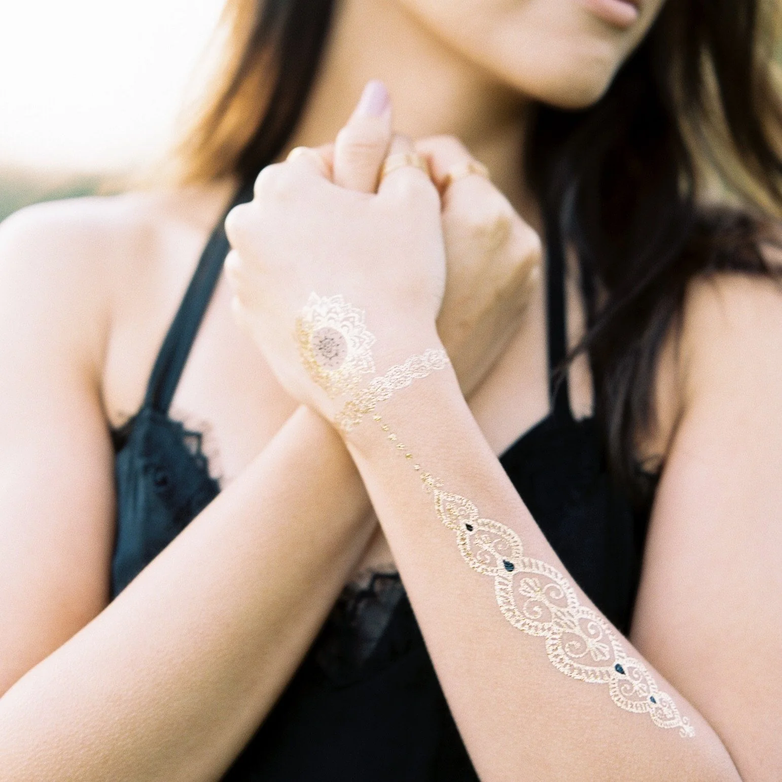 Metallic Temporary Tattoos - 9 Designs! - Image 16