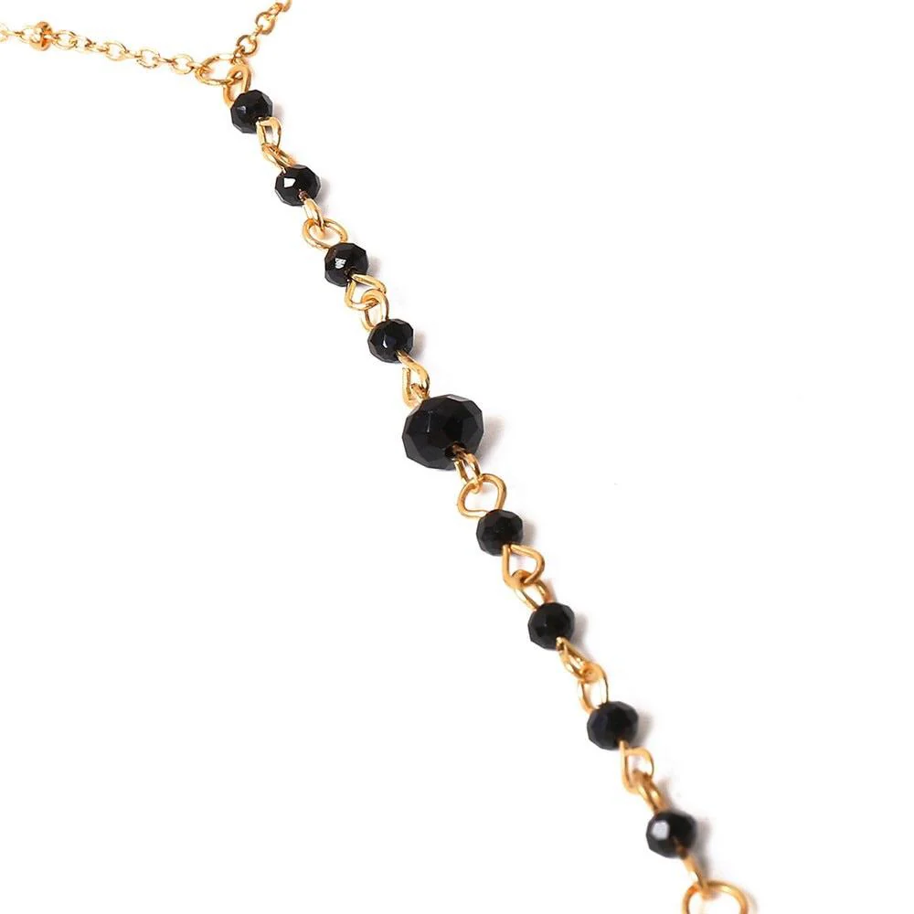 Midnight Kisses Black Beads Body Chain - Image 20