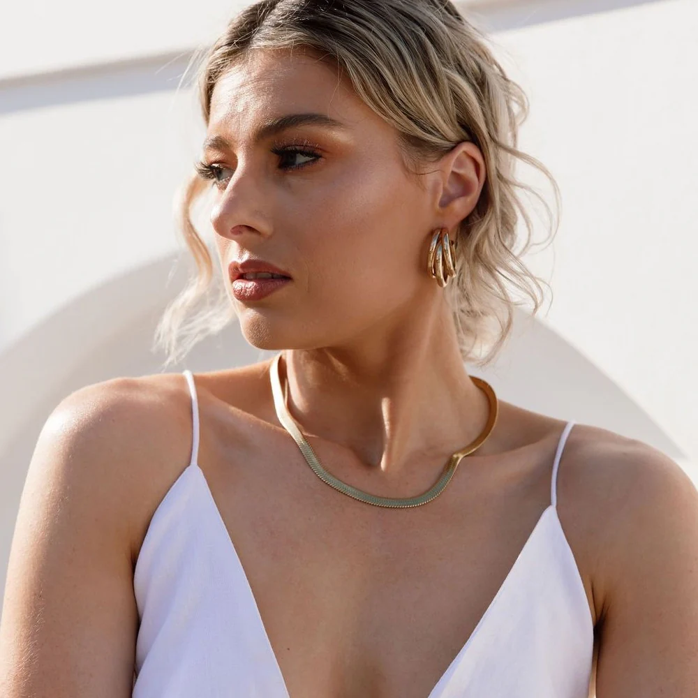Mika 3 Hoop Earrings - LAST CHANCE! - Image 5