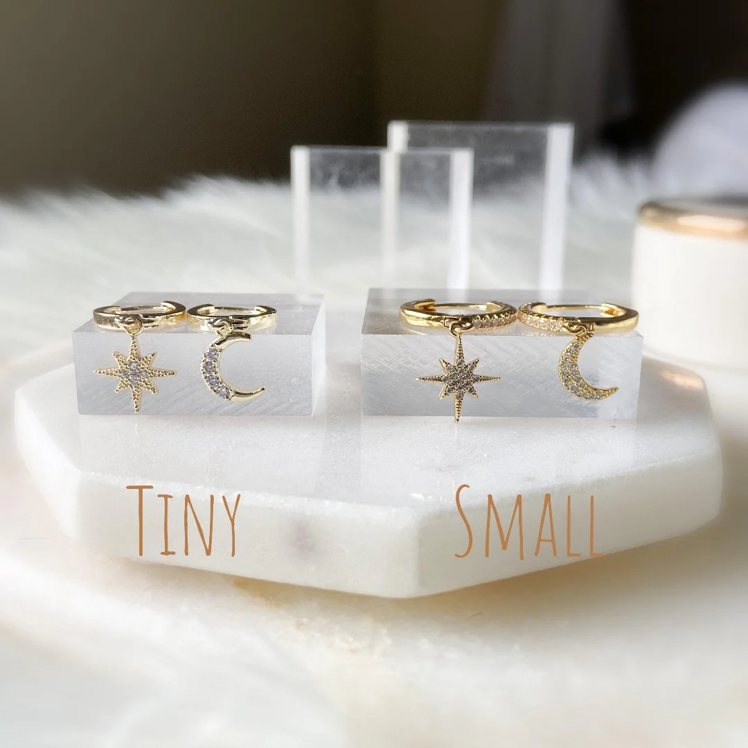 Moon & Star Huggies - 2 Styles! - Image 4