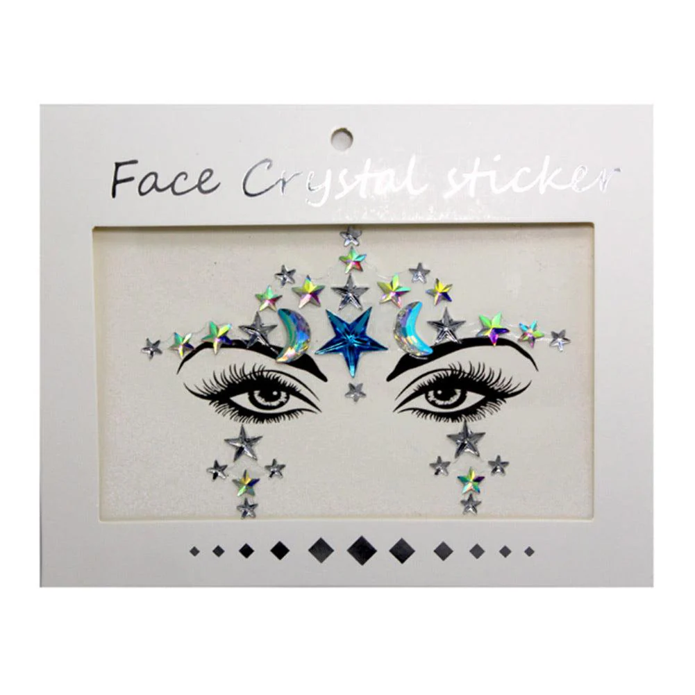 🌙 Moon & Stars Face Gems ✨💎 2 Colors - Image 10