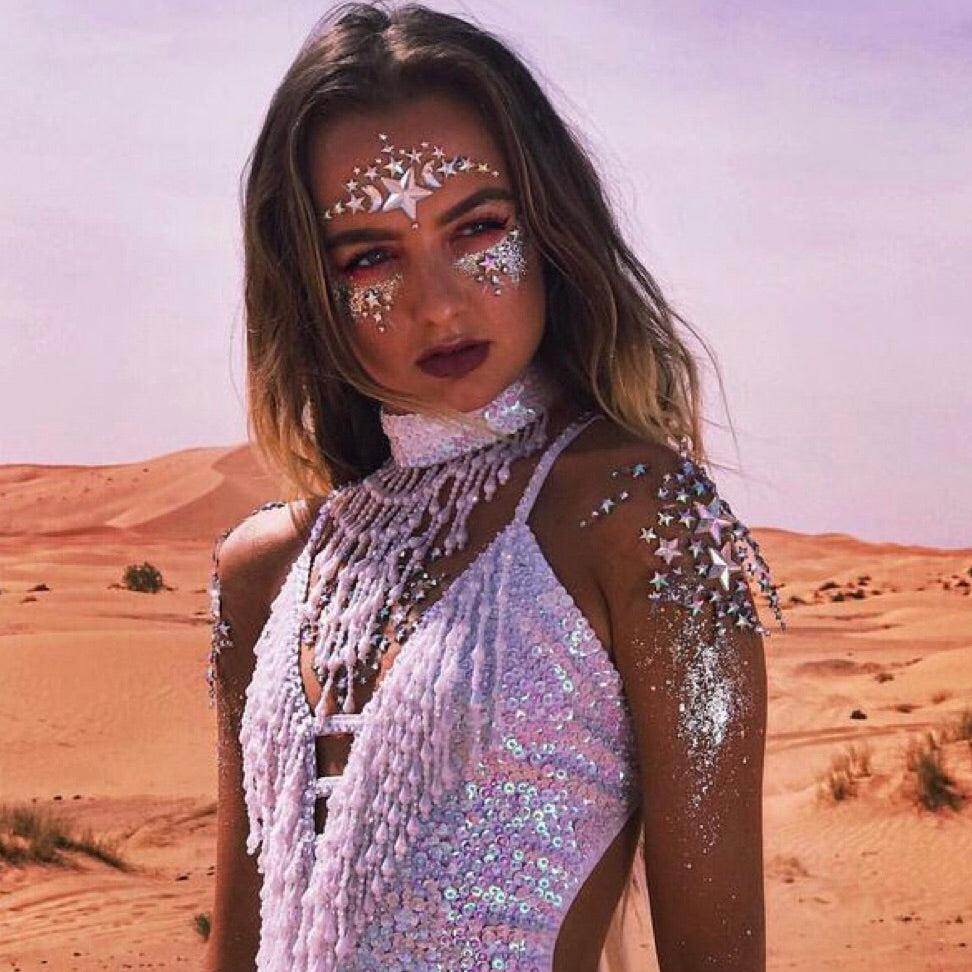 🌙 Moon & Stars Face Gems ✨💎 2 Colors - Image 6