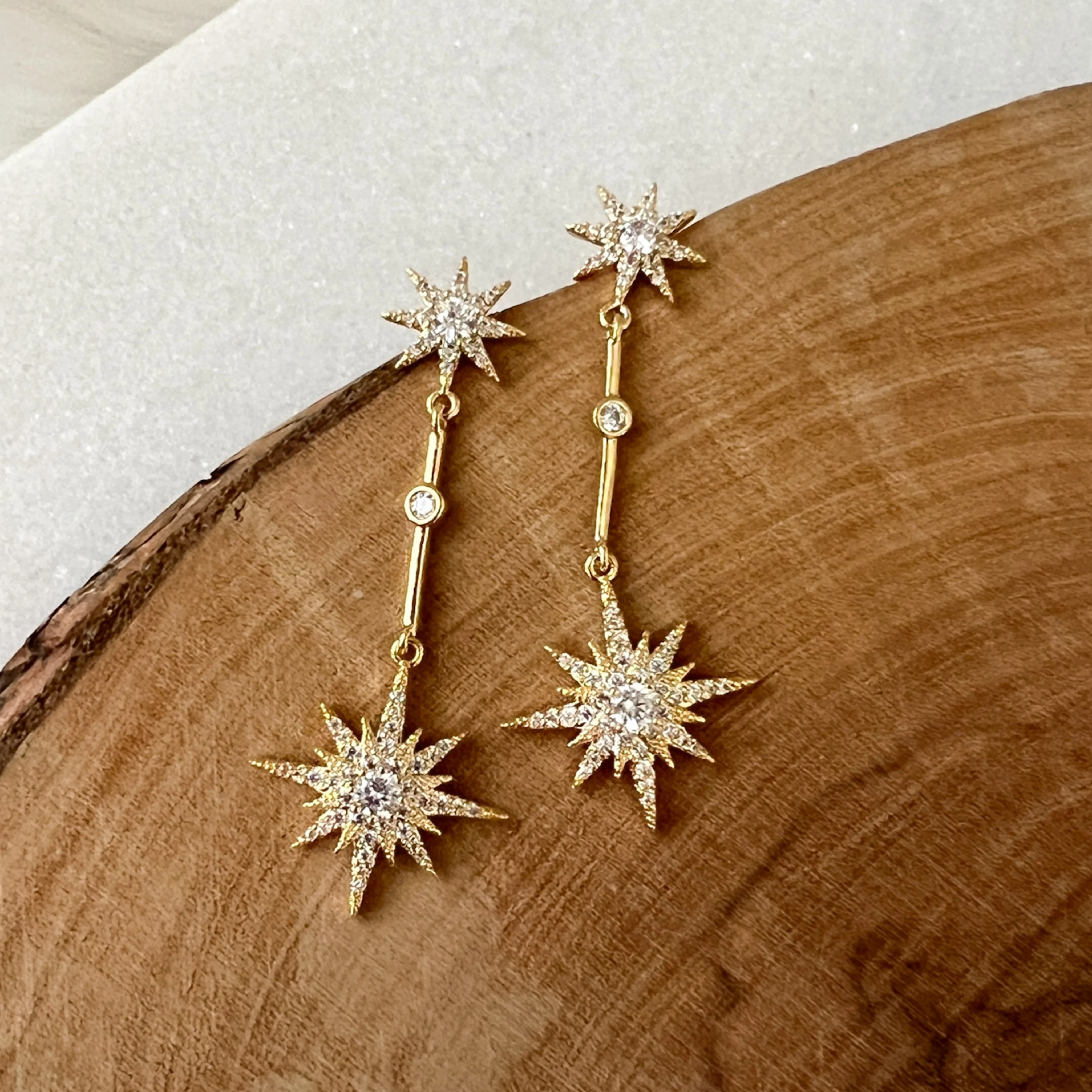 North Star Drop Earrings - Image 7