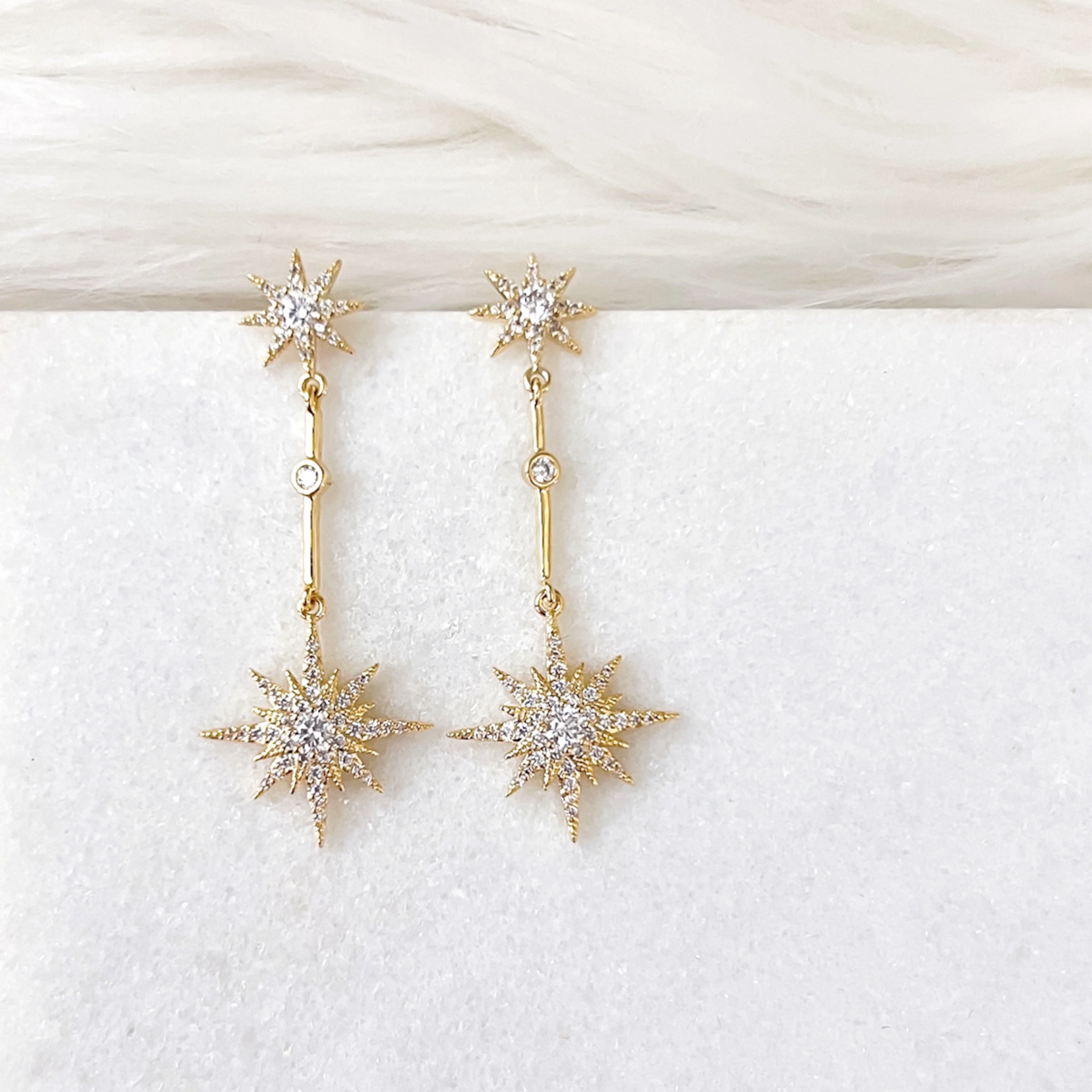 North Star Drop Earrings - Image 9