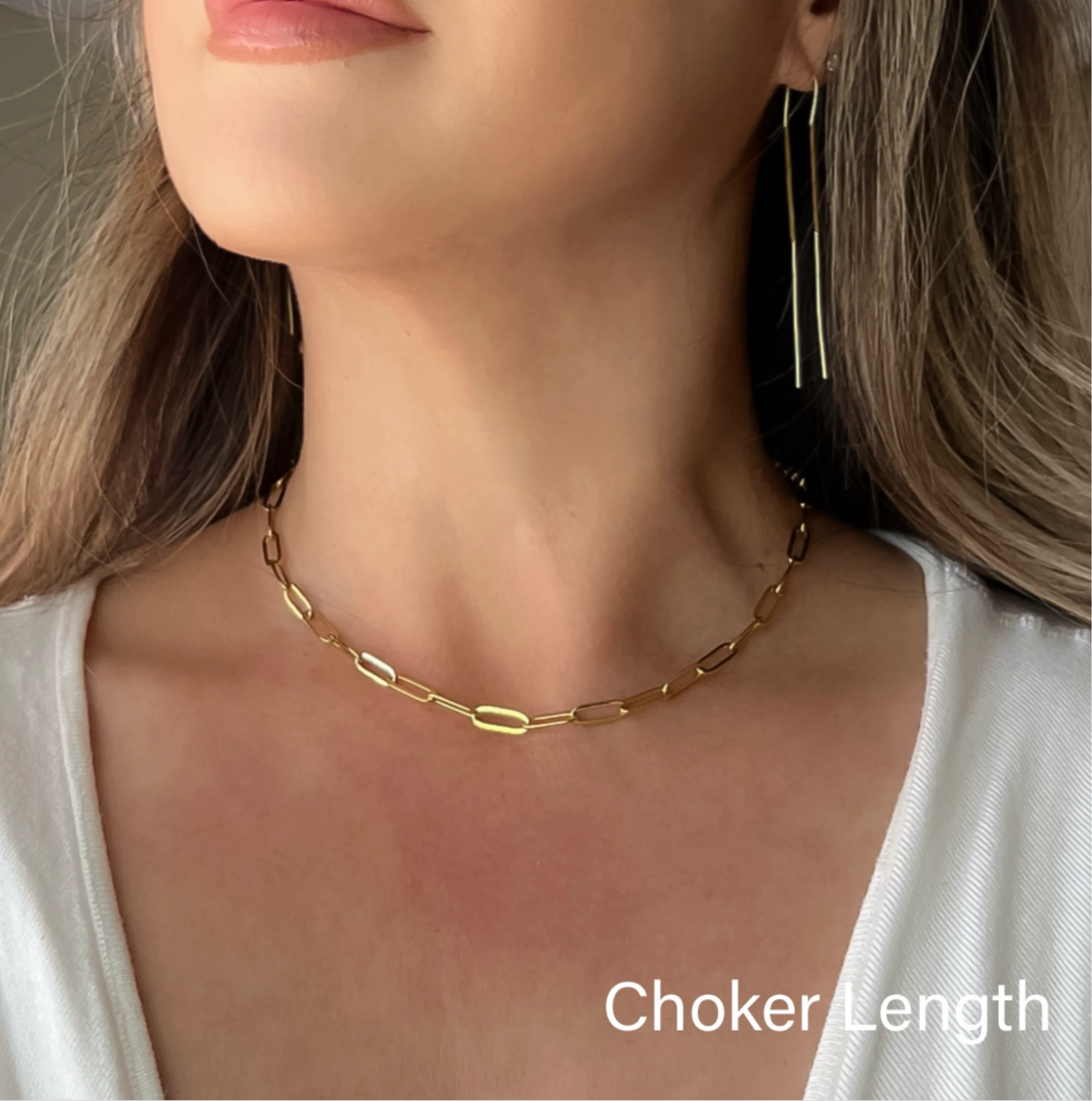 Paperclip Chain Necklace - Image 12
