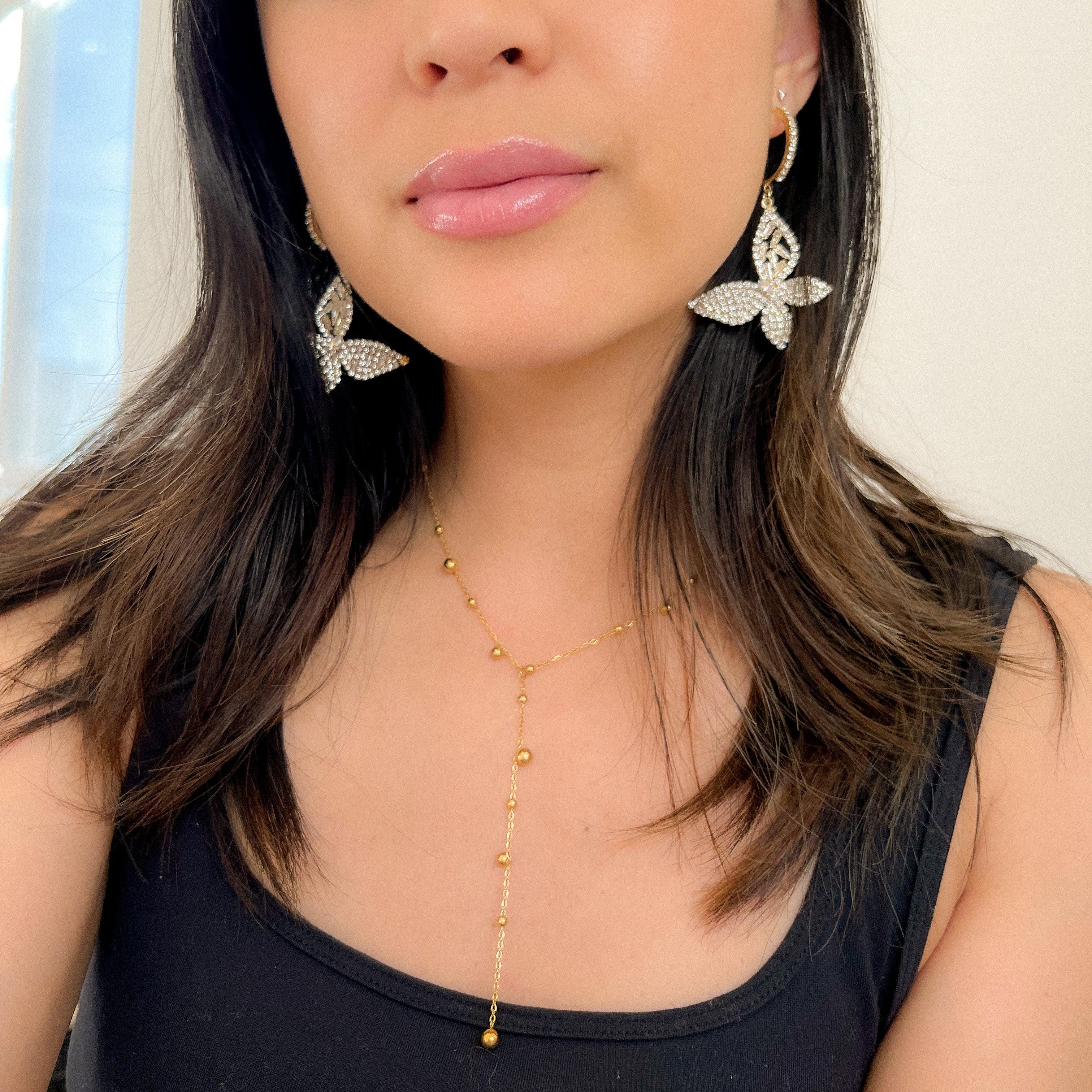 Papillion Butterfly Drop Earrings - LAST CHANCE! - Image 11