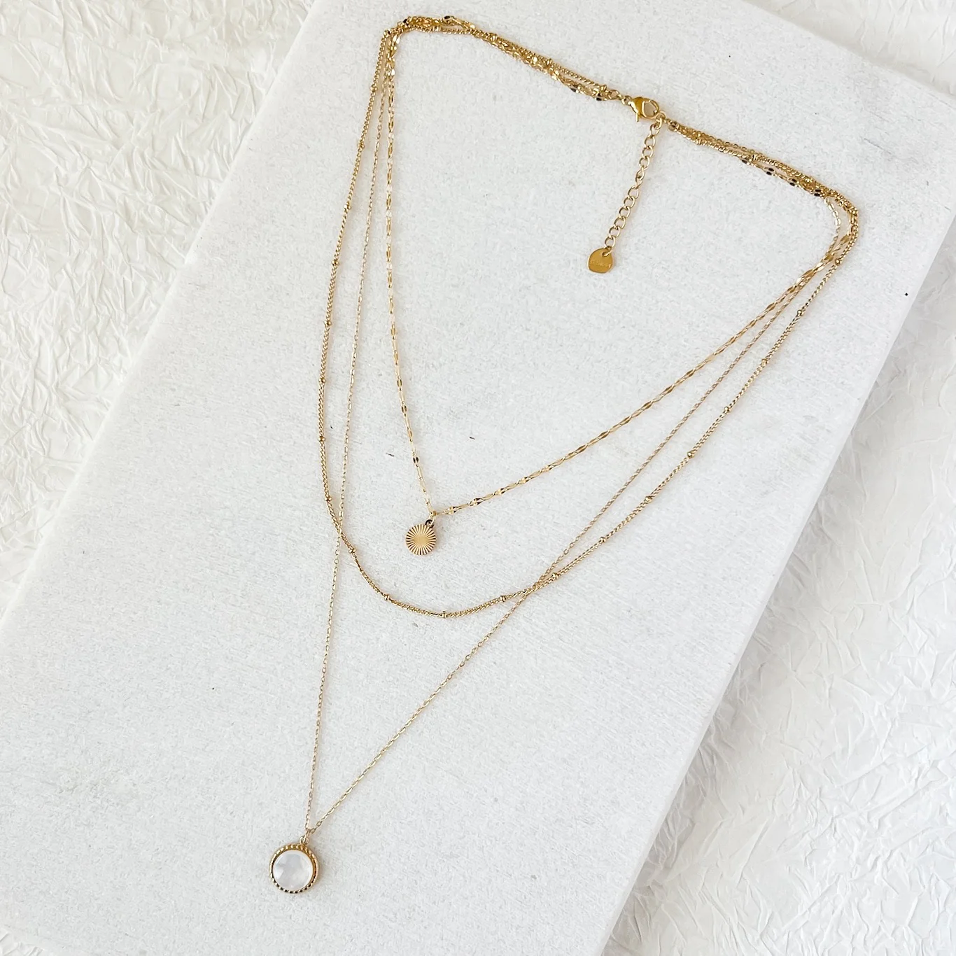 Pearlescent Three Layer Necklace - FLASH SALE!!