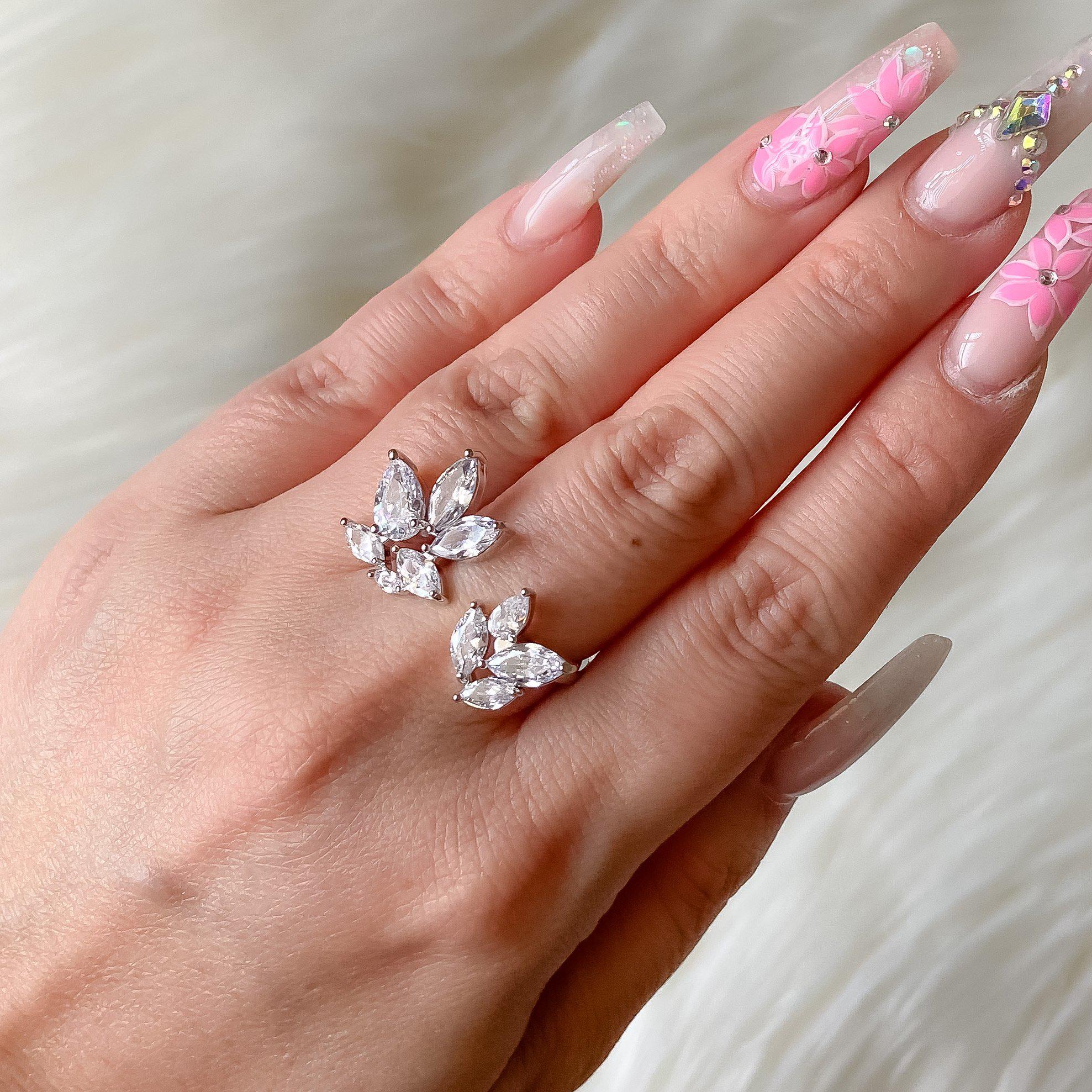 Radiance Open Petal Ring - Image 10