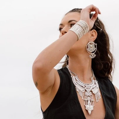 Ravi Boho Statement Earrings - Image 12