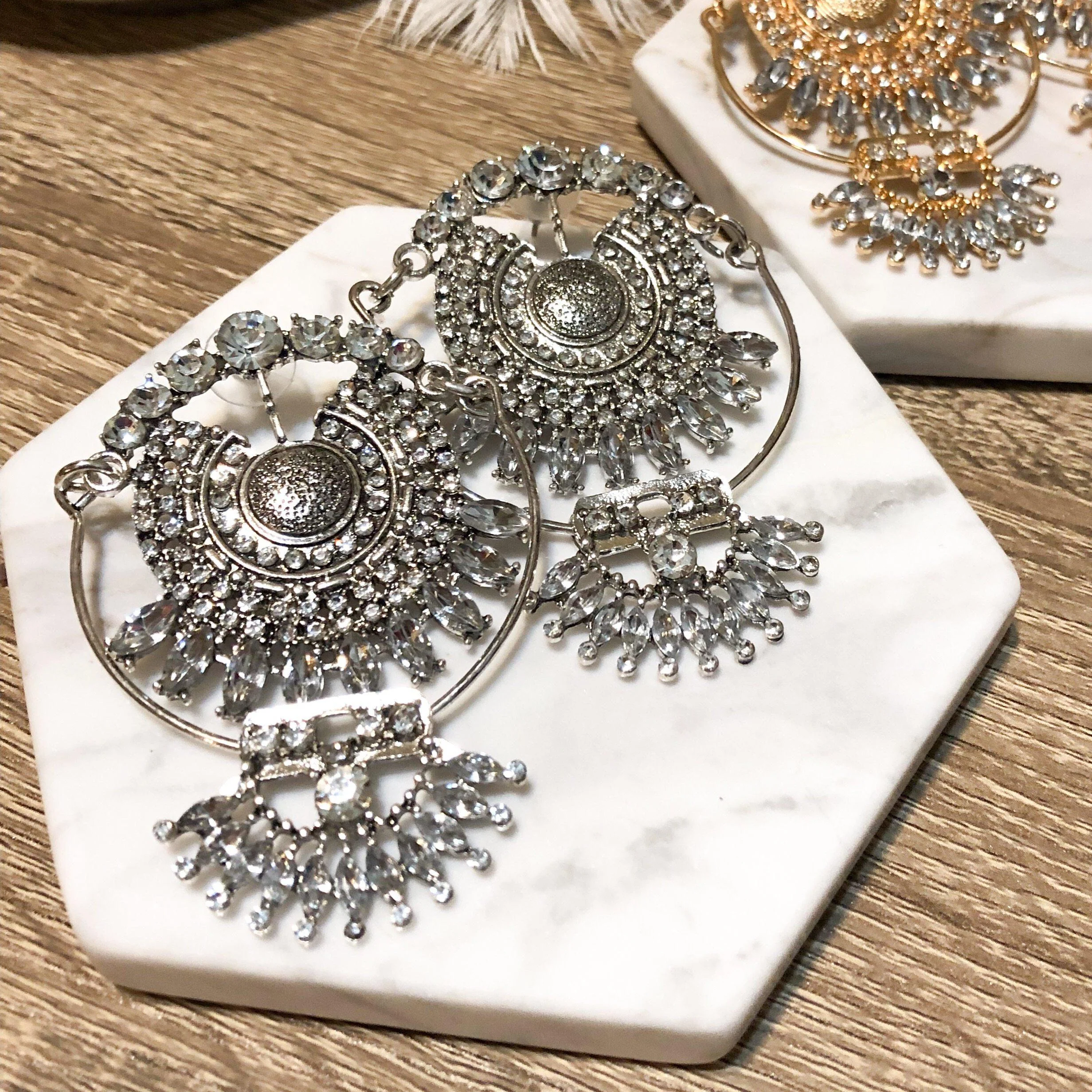 Ravi Boho Statement Earrings - Image 15