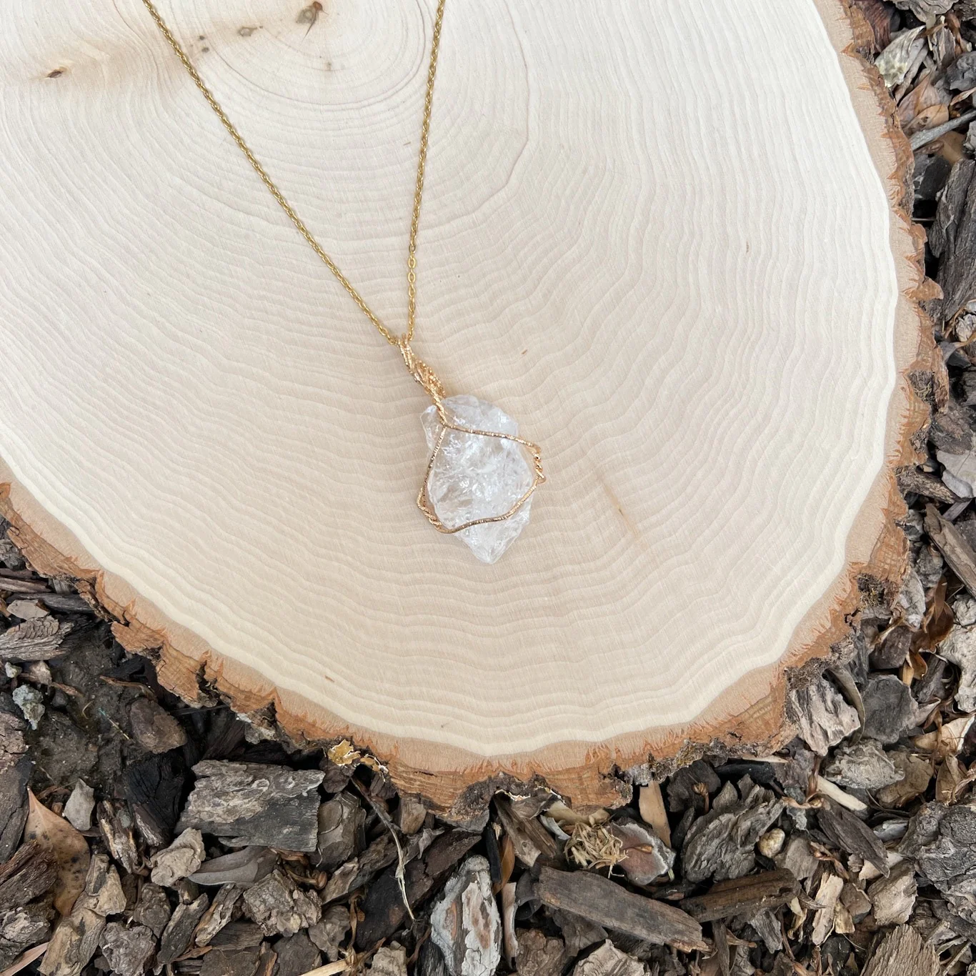 Raw Stone Crystal Necklace - LAST CHANCE/FINAL SALE - Image 14