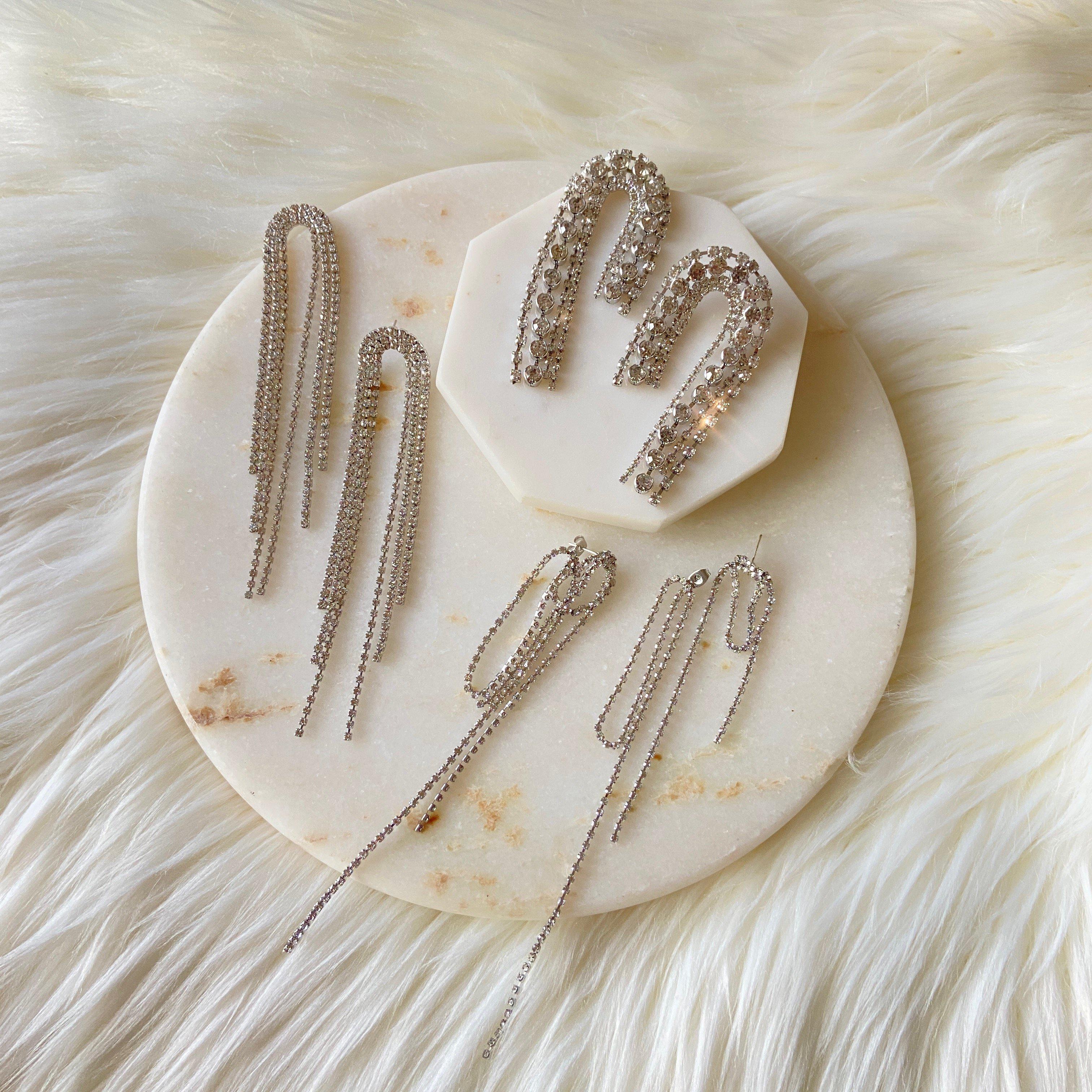 Remy Rhinestone Earrings - Image 9