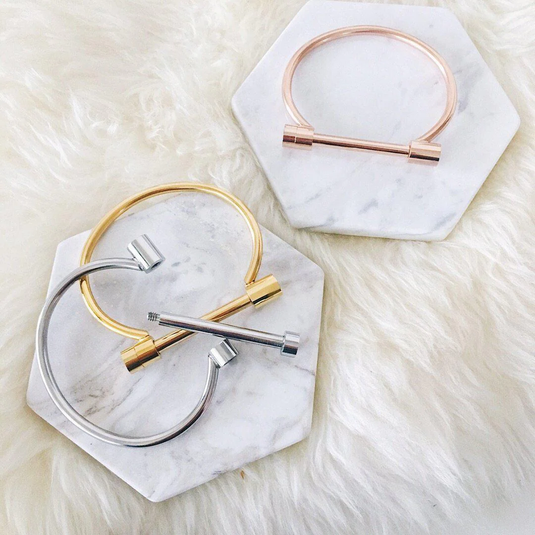 Sara Screw Cuff - LAST CHANCE!