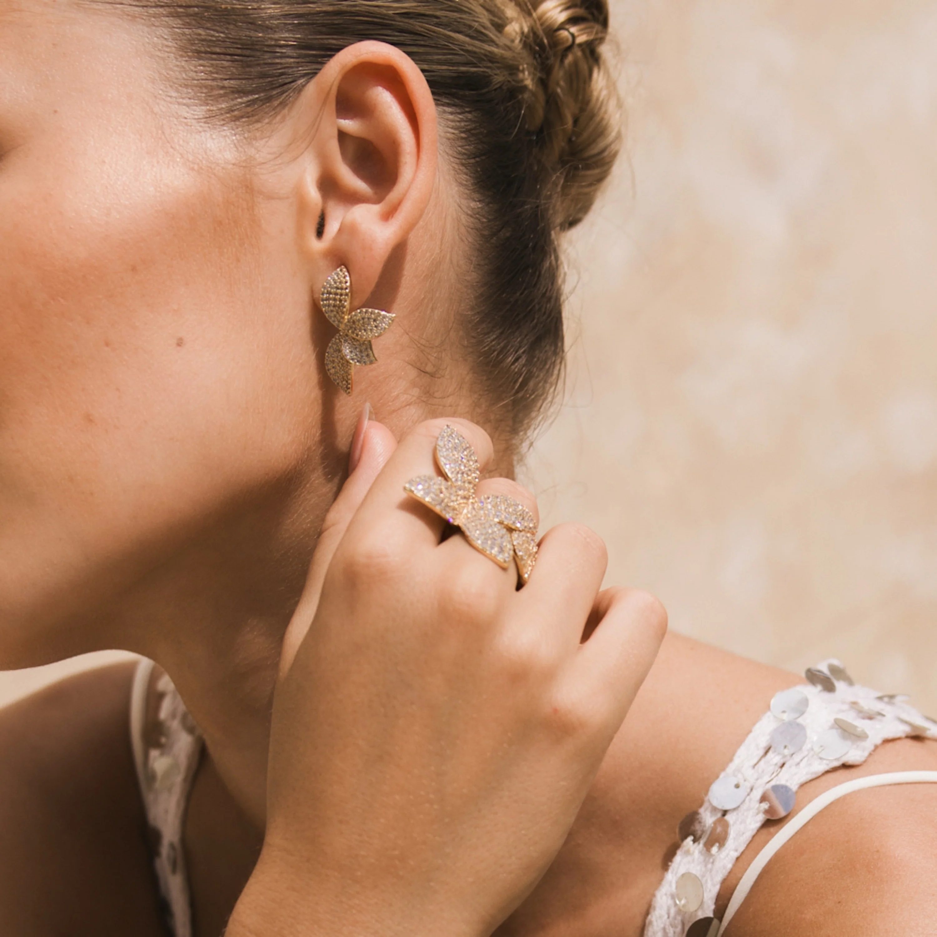 Seraphine Petals Statement Ring - Image 6