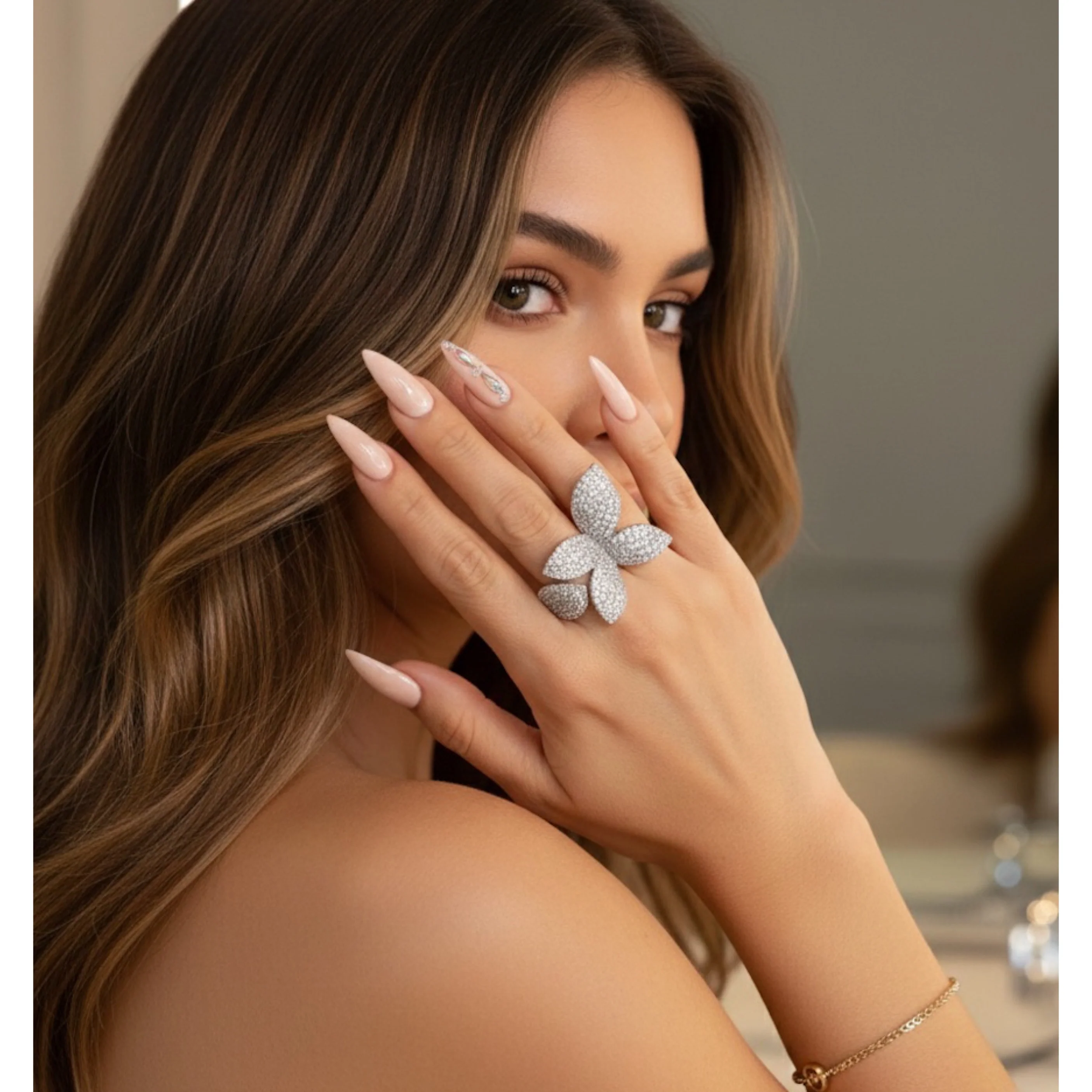 Seraphine Petals Statement Ring - Image 8