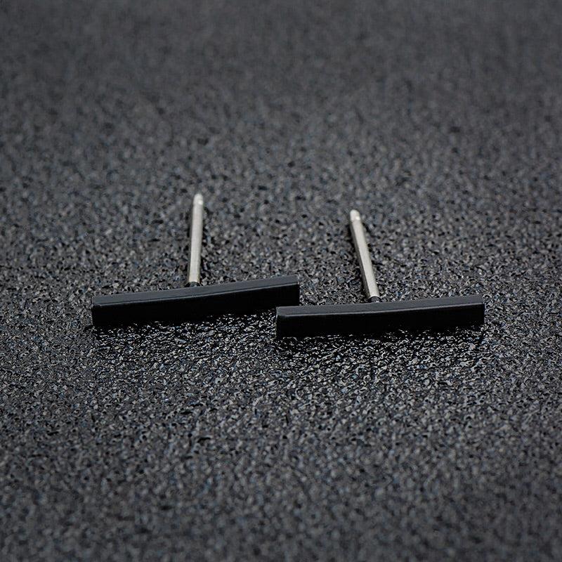 Simple Line Stud Earrings - LAST CHANCE! - Image 8