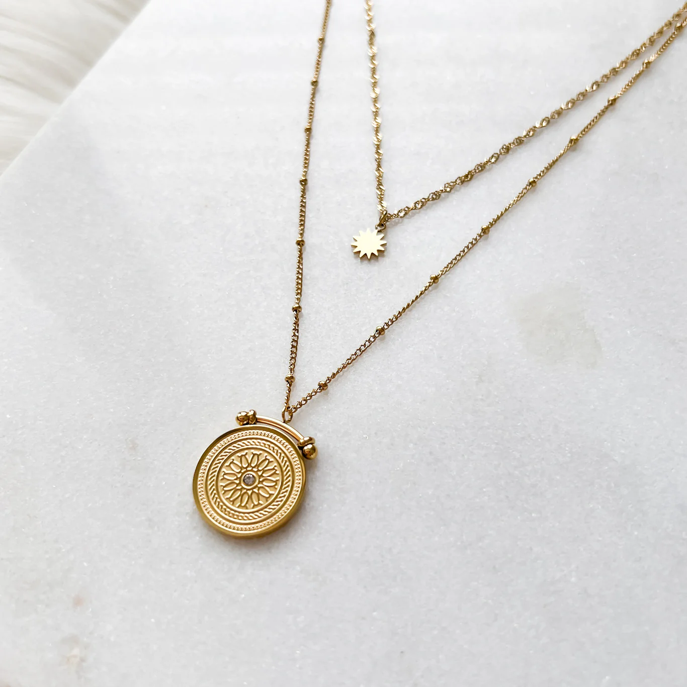 Soleil Layered Necklace - Image 11