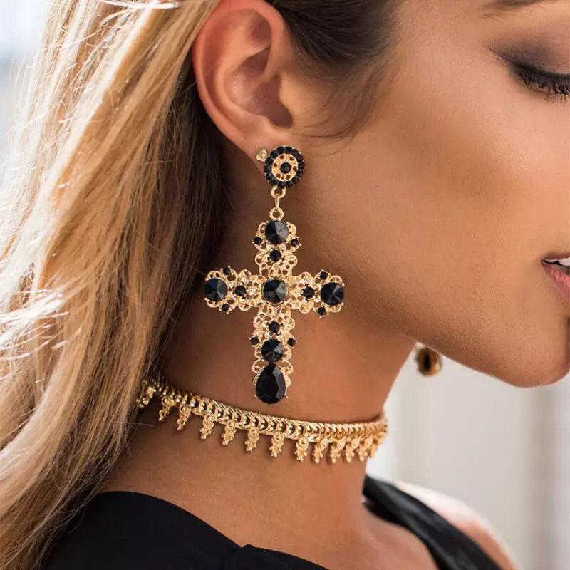 Sovereign Cross Earring Collection - 8 STYLES! - Image 13