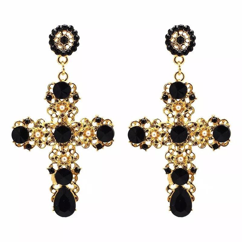 Sovereign Cross Earring Collection - 8 STYLES! - Image 3
