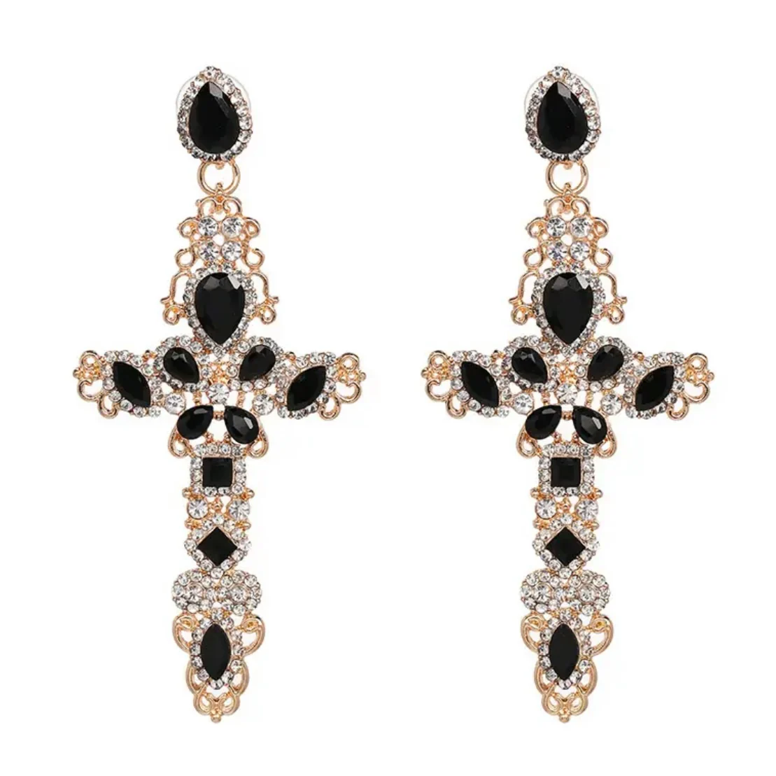 Sovereign Cross Earring Collection - 8 STYLES! - Image 8