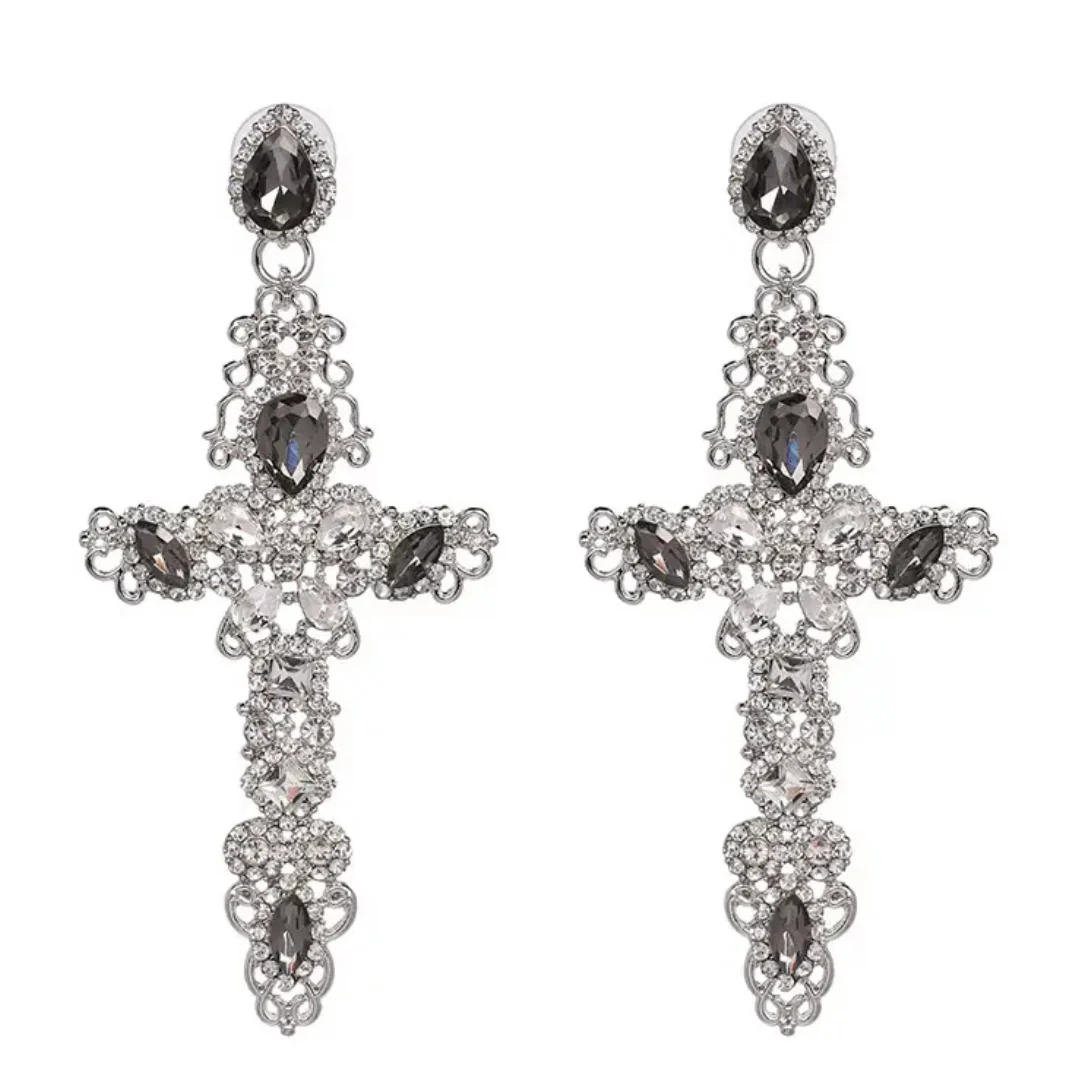 Sovereign Cross Earring Collection - 8 STYLES! - Image 9