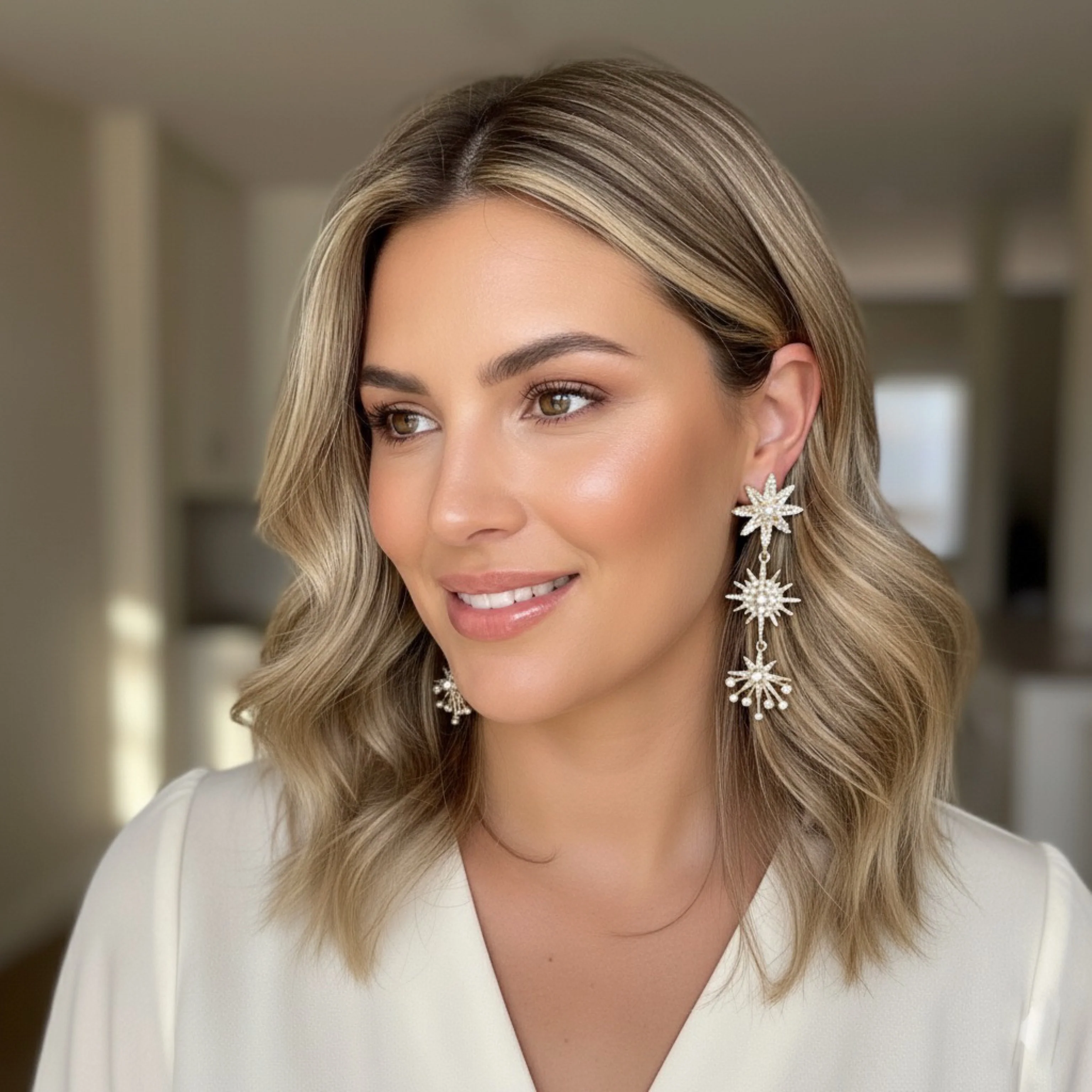Starlight a Trois Earrings - LAST CHANCE - Image 2