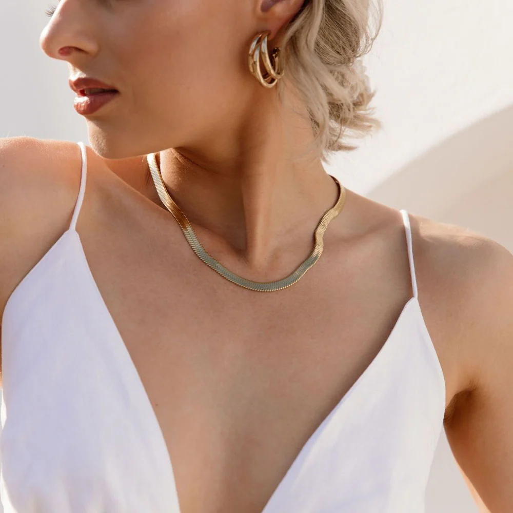 Sultry Snake Necklace - Stainless Steel - 2 Sizes LAST CHANCE! - Image 12