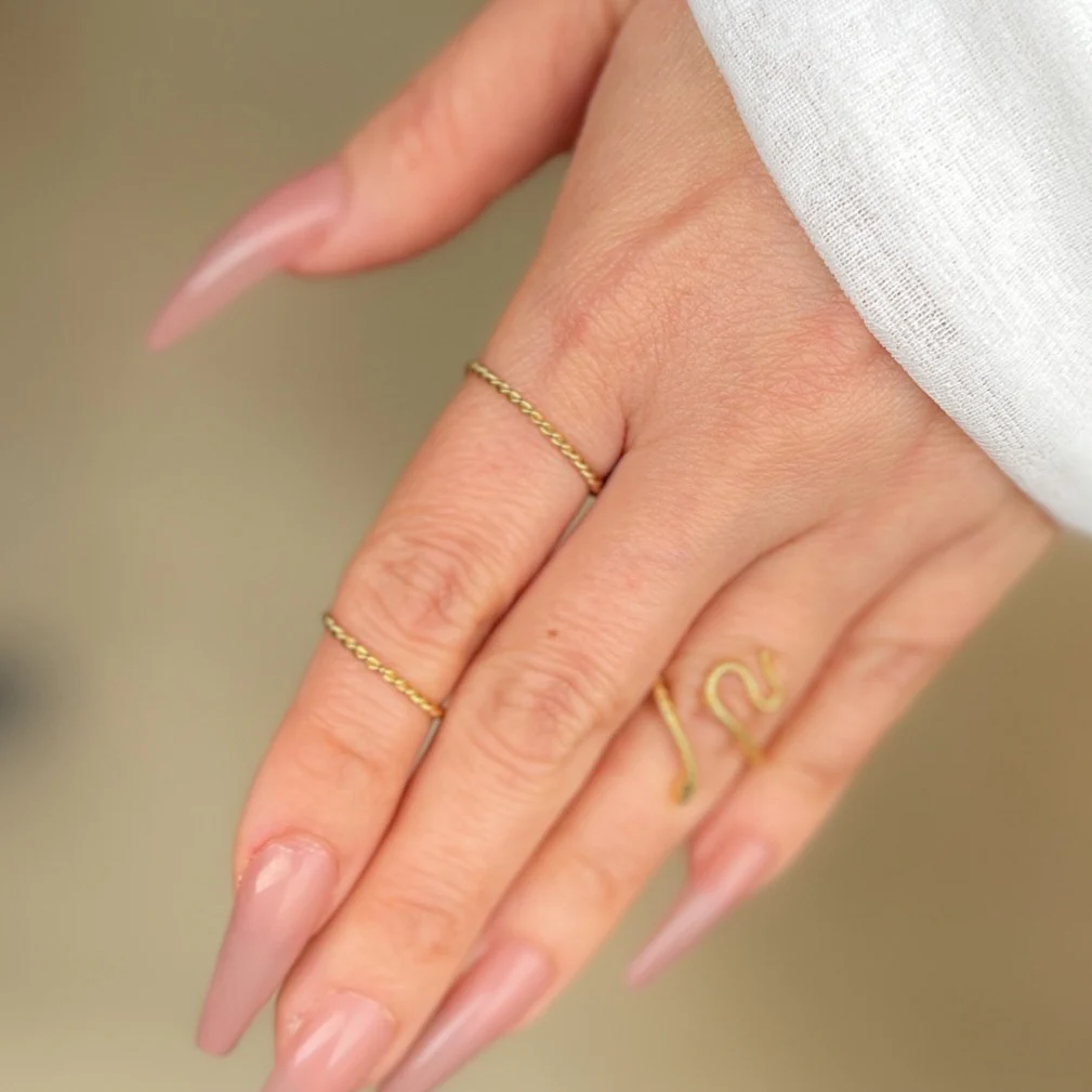 Tessa Twisted Chain Ring - Image 14