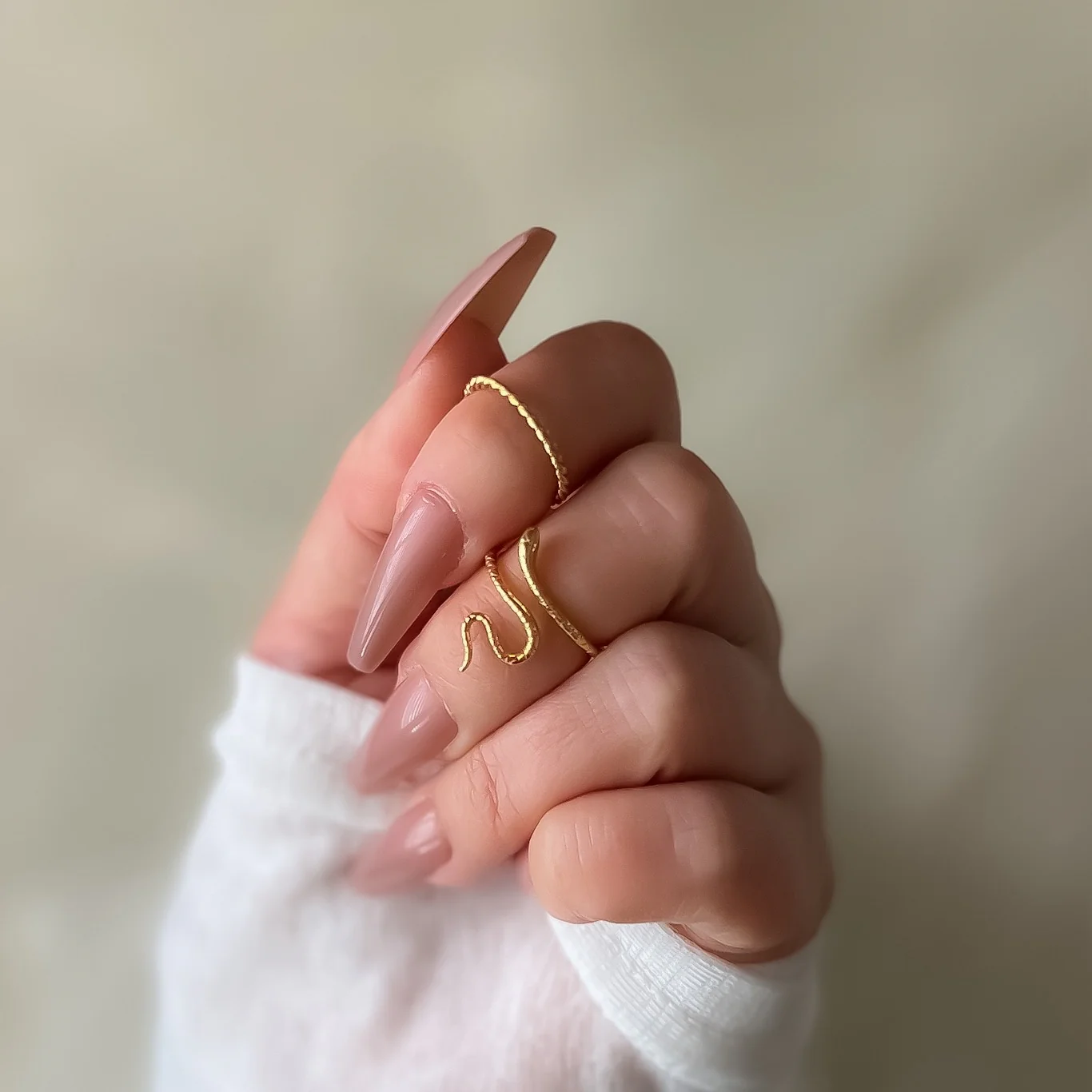 Tessa Twisted Chain Ring - Image 9