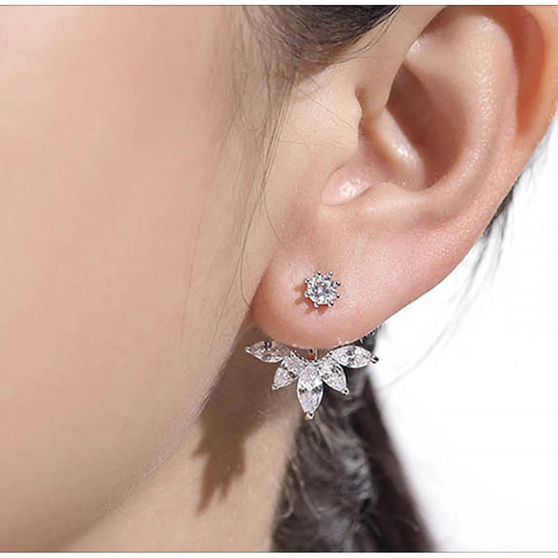 Tiara Ear Jacket Earrings - LAST CHANCE! - Image 3