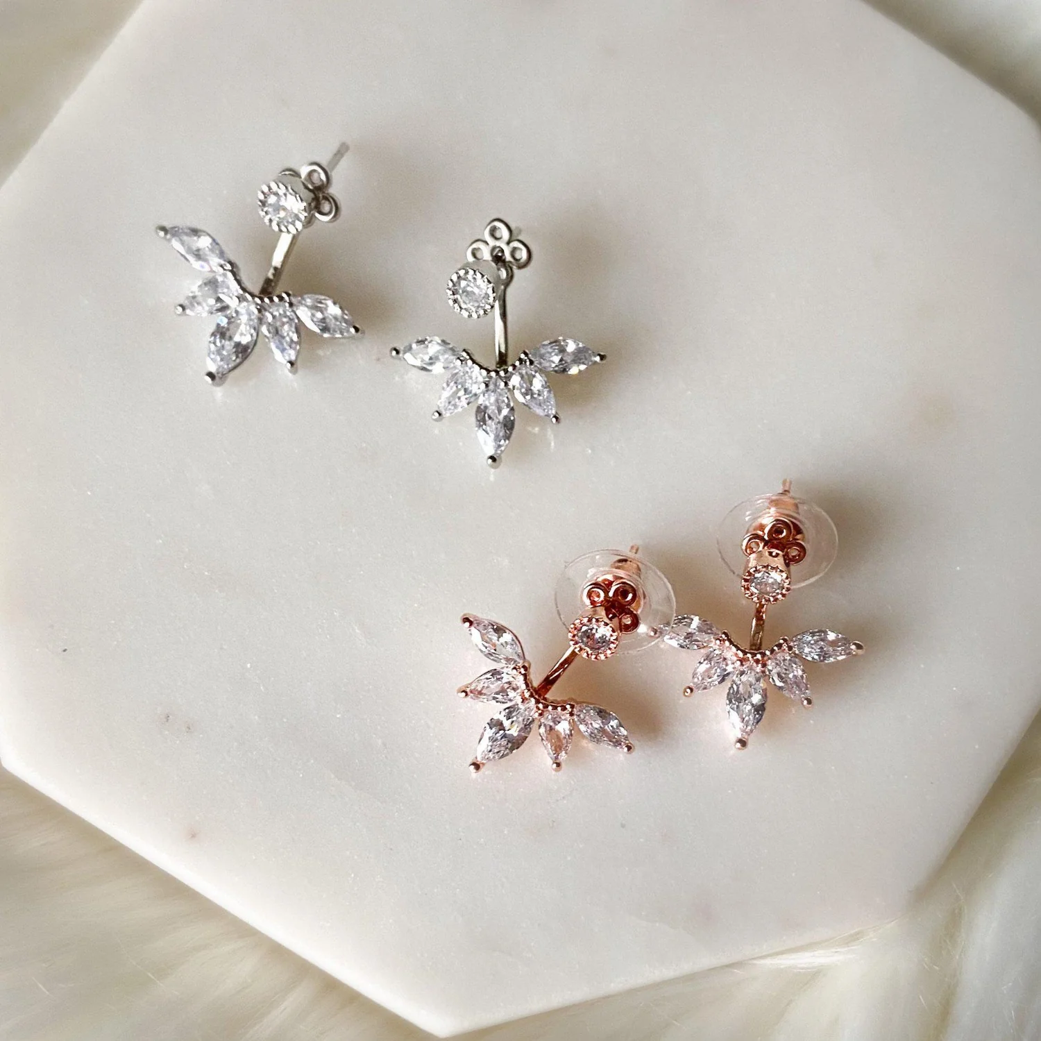 Tiara Ear Jacket Earrings - LAST CHANCE! - Image 9